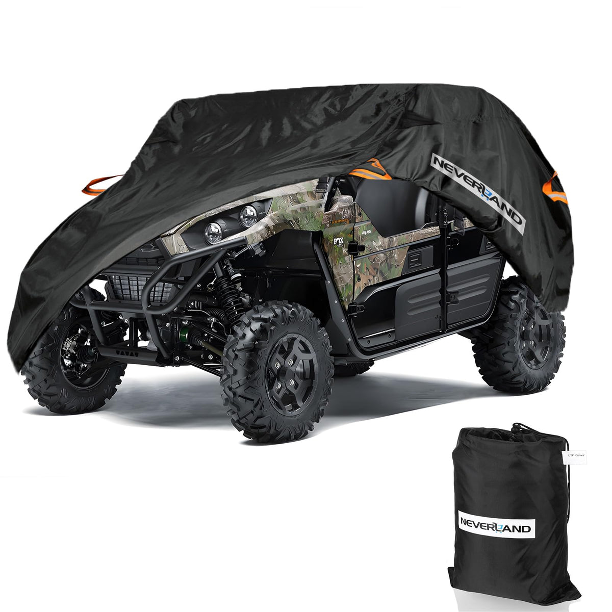 Neverland Utv Cover Heavy Duty Ranger Cover Waterproof 2-3 Seater/4-6 Seater Side By Side Covers 4 Door All Weather Storage With