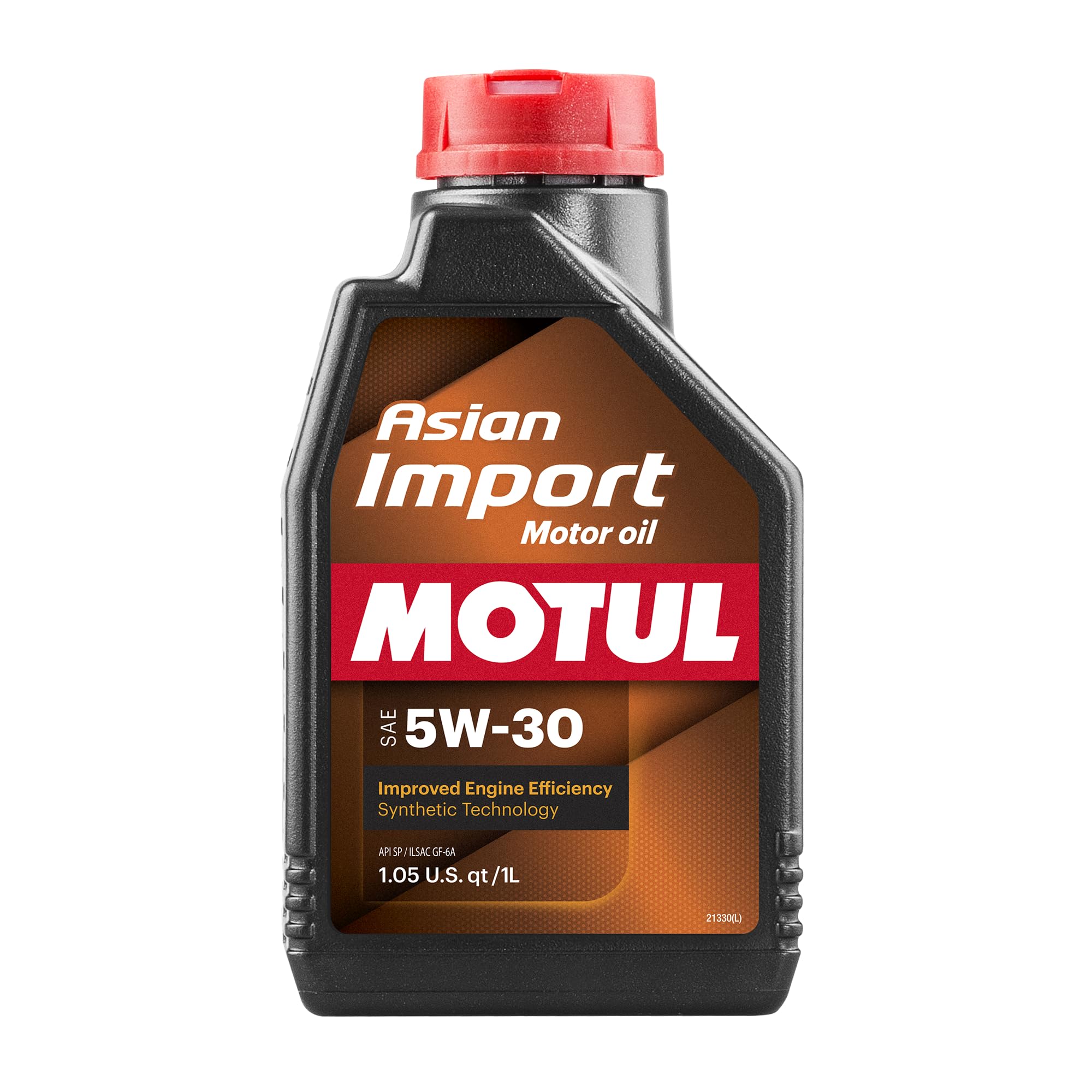 Motul Asian Import 5W30 Motor Oil | API SP, ILSAC GF-6A | Supports Fuel Efficiency and Long-Term Engine Protection | Compatible 