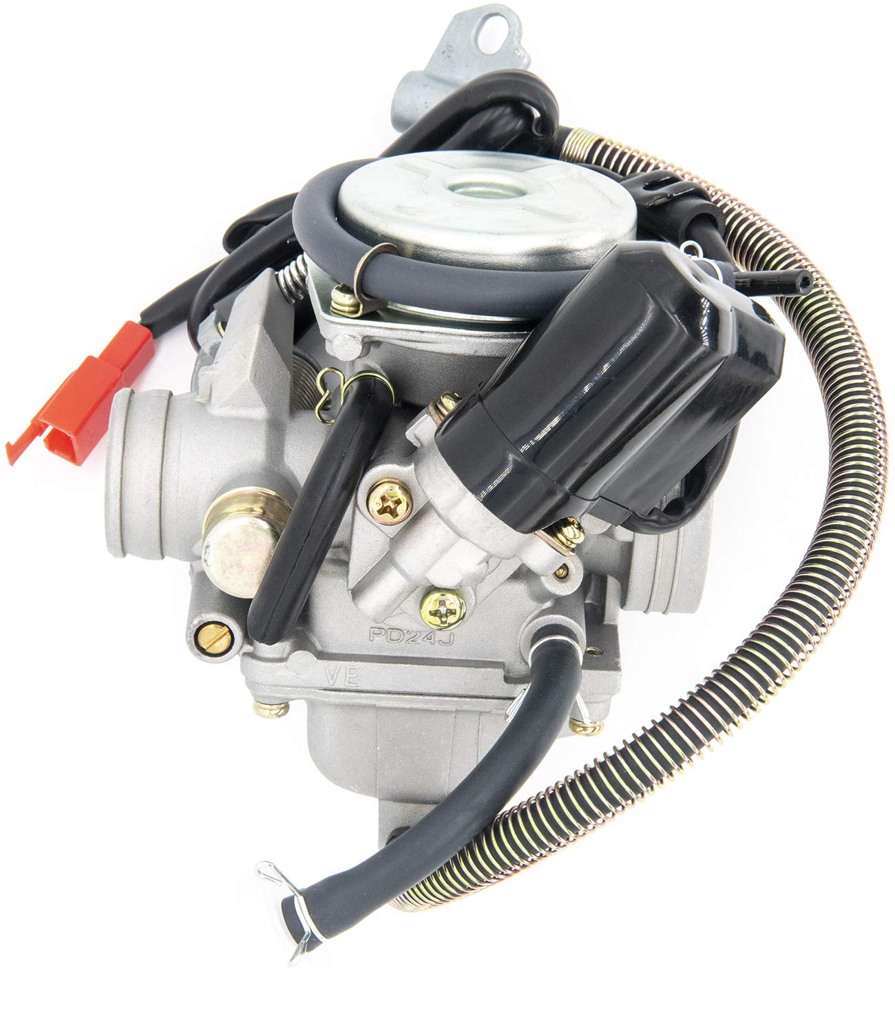 Gy6(150Cc) Carburetor For 150Cc 125Cc 152Qmj 157Qmj 4 Stroke Engines Electric Choke Motorcycle Scooter - Gy6 150Cc Carburetor 24