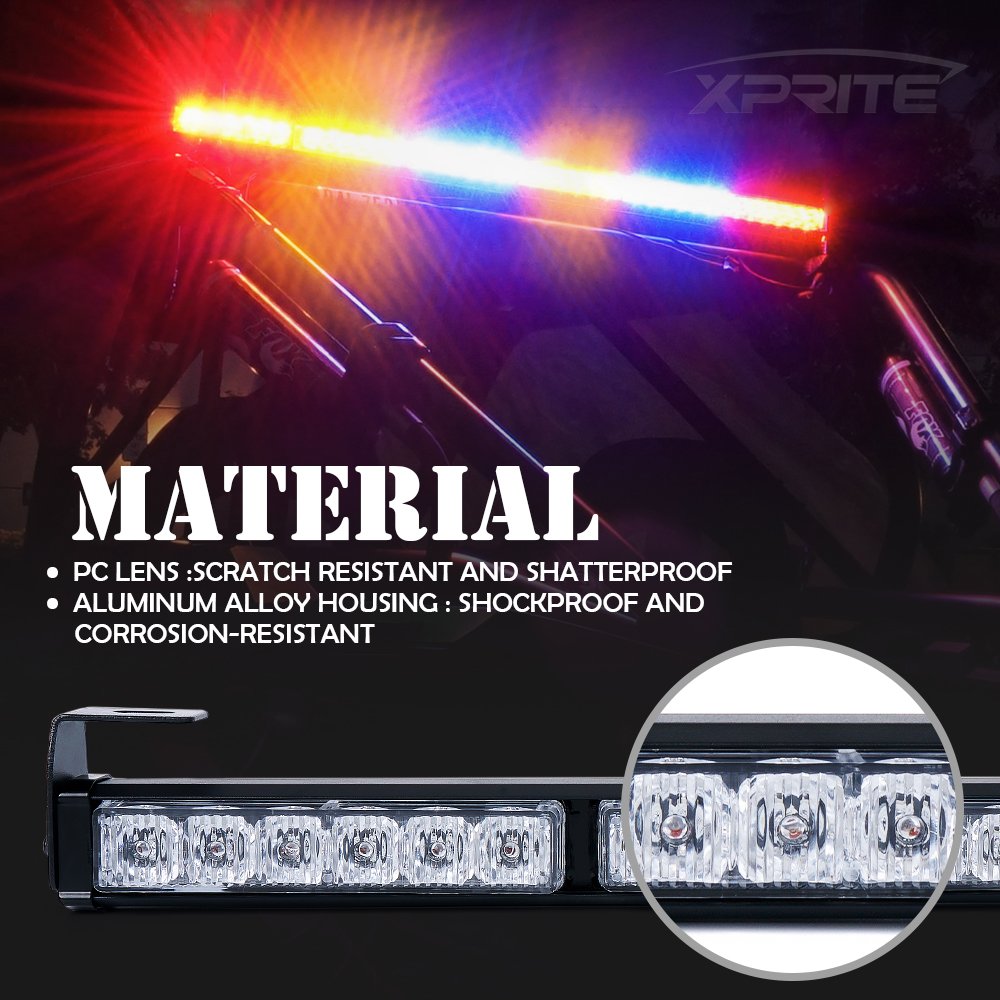 Xprite 36'' Rear Led Chase Light Bars, All In One W/Strobe Brake Reverse Turn Signal Light Compatible With Jeep, Atv, Utv, Yamah