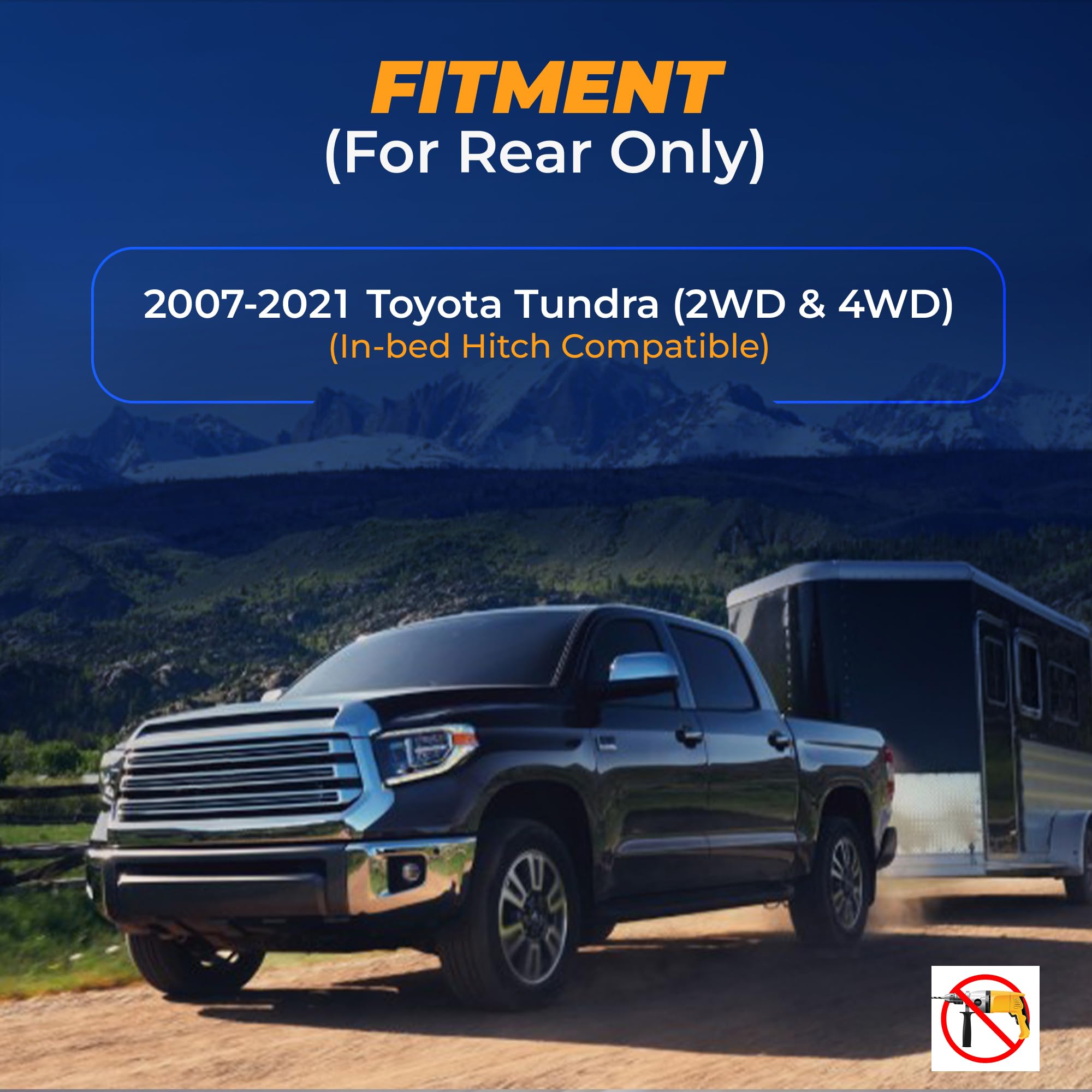 Torque Airbag Air Bag Suspension Kit For 2007-2021 Toyota Tundra 2Wd 4Wd Rear Helper Bag Spring Towing 5000 Lbs (Replaces Firest