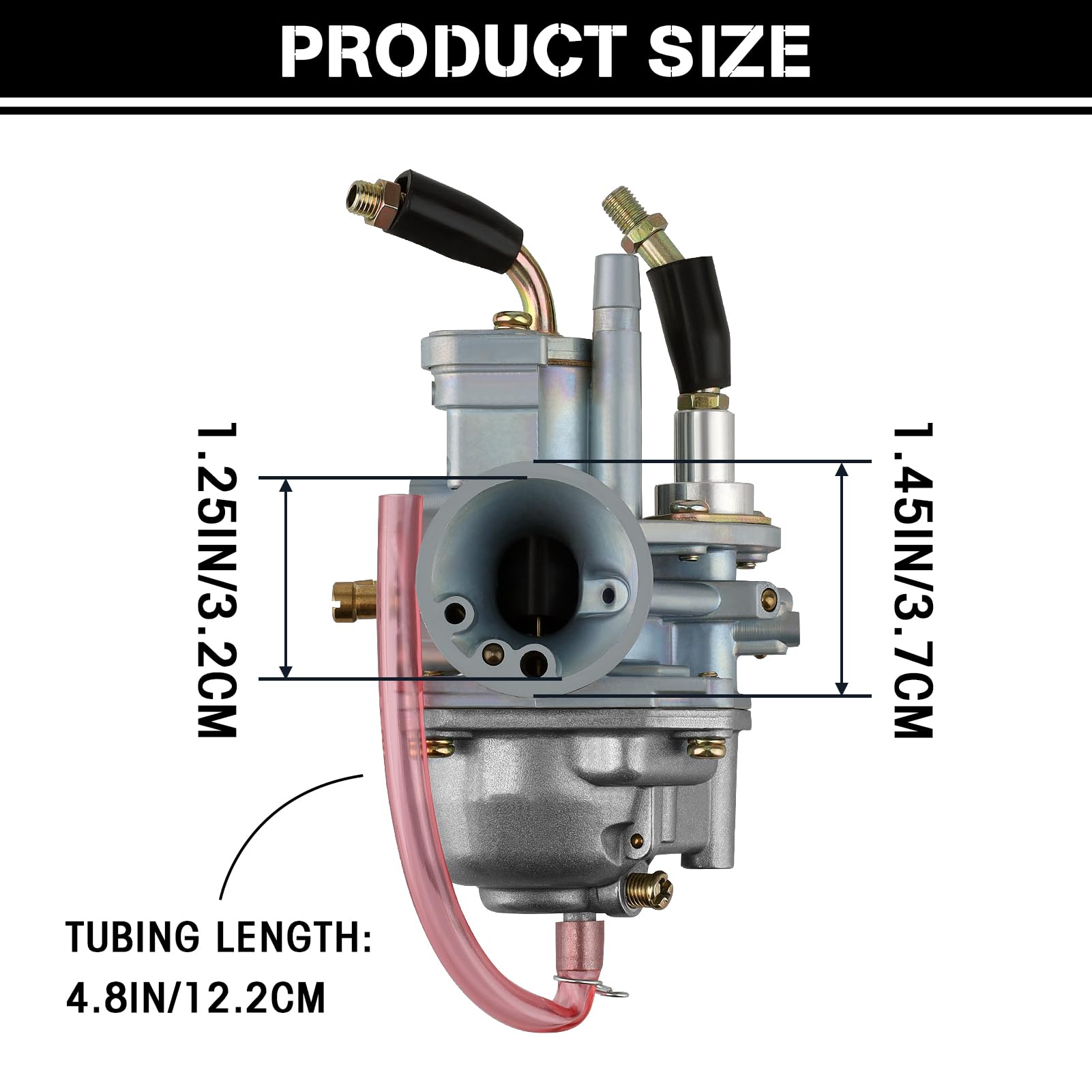 Carburetor For Polaris Predator 50/90 Scrambler 50/90 Sportsman 90 E-Ton Viper 50/90 90Cc 100Cc Atv Yamaha Jog 90 100 90Cc 100Cc 4Dm Manual Choke Carburetor