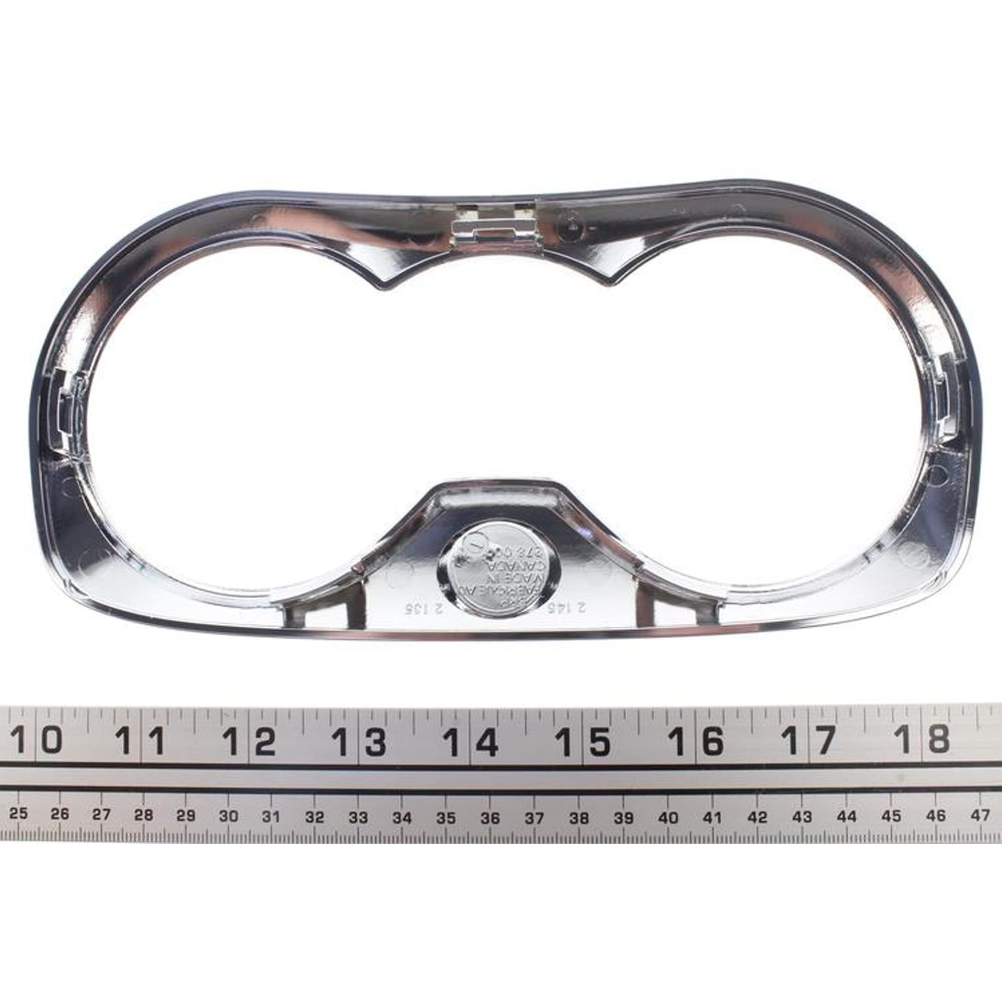 Sea-Doo Chrome Gauge Bezel for PWC Sport Boat, Compatible with GTX RXP RXT, Silver Finish