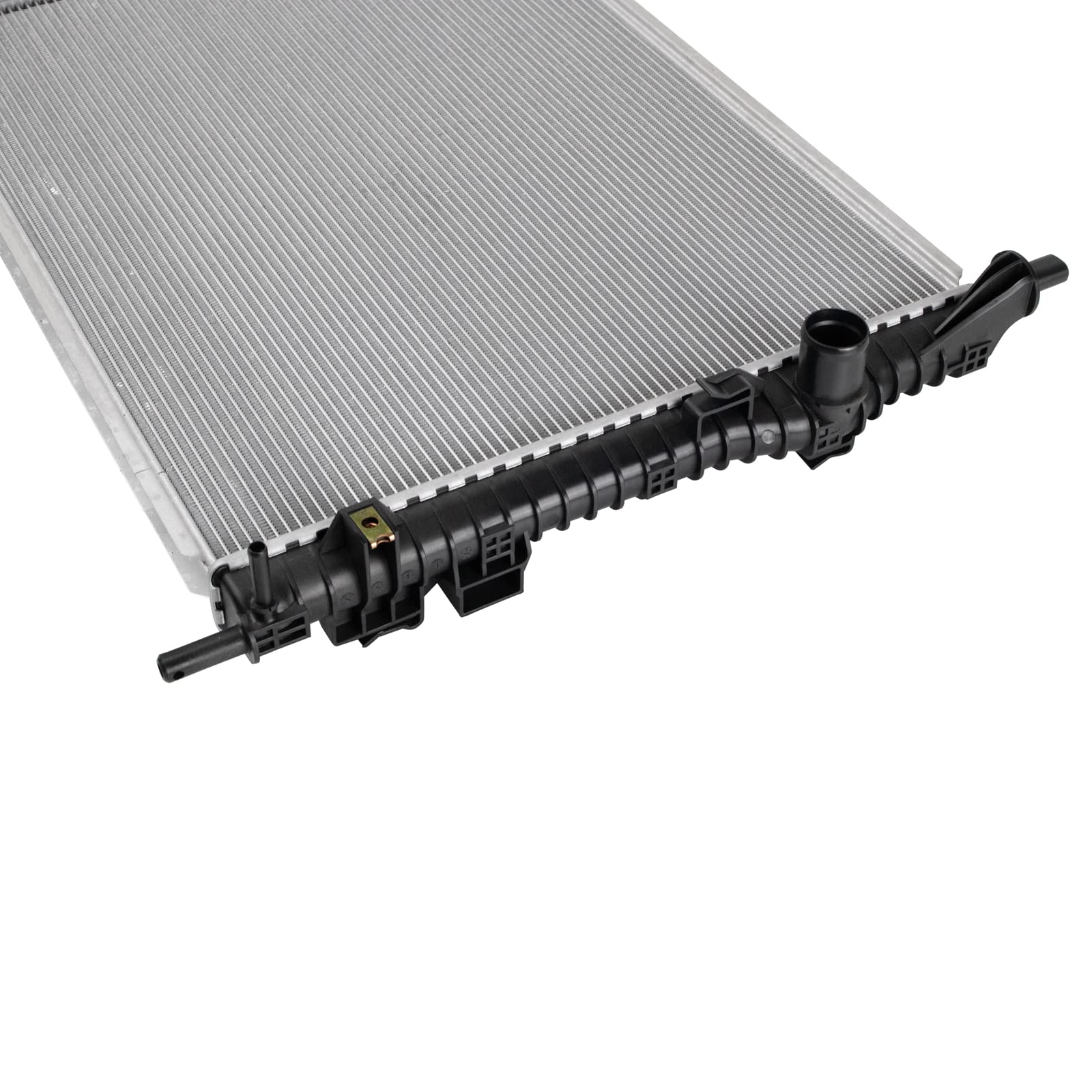 Trq Radiator Assembly Aluminum Core Compatible With 15-20 Ford Mustang Cu13488 Cu13489