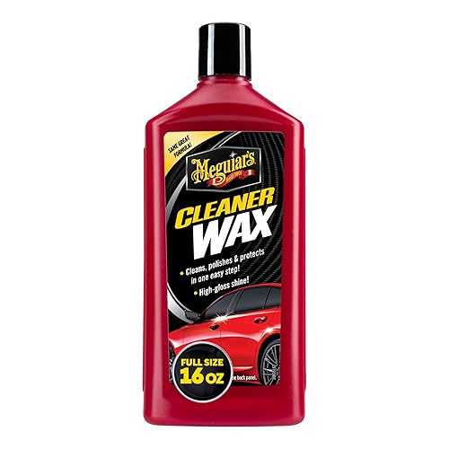 Meguiar'S Cleaner Wax - Liquid Car Wax, Cleans, Polishes And Protects Your Vehicle - Easy To Use, Long-Lasting Shine - 16 Oz