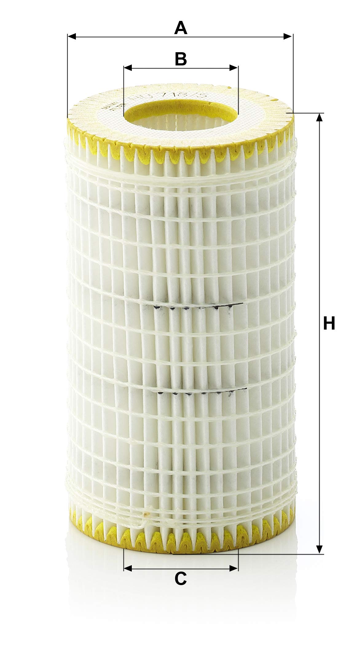 MANN-FILTER HU 718/5 X Cartridge Oil Filter - Pack of 1, High-Performance Oil Filter for Optimal Engine Protection