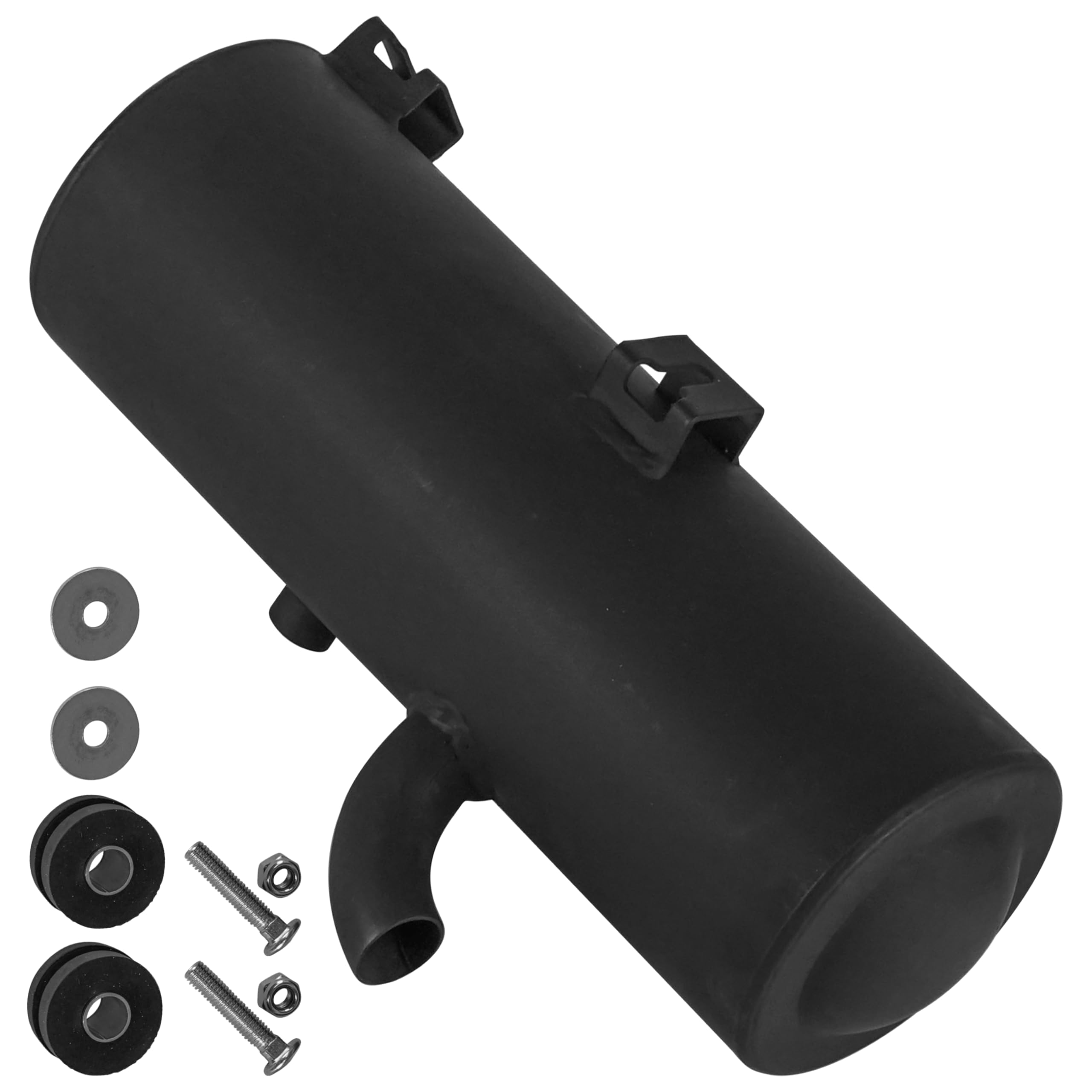 Caltric Black Exhaust Muffler Silencer Compatible With Polaris Sportsman 500 4X4 Ho 2001-2013