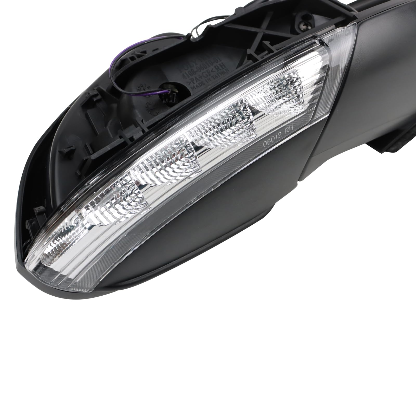 Trq Right Mirror Without Memory With Housing Turn Signal Passenger Side Compatible With 2011-2017 Buick Regal Gm1321486