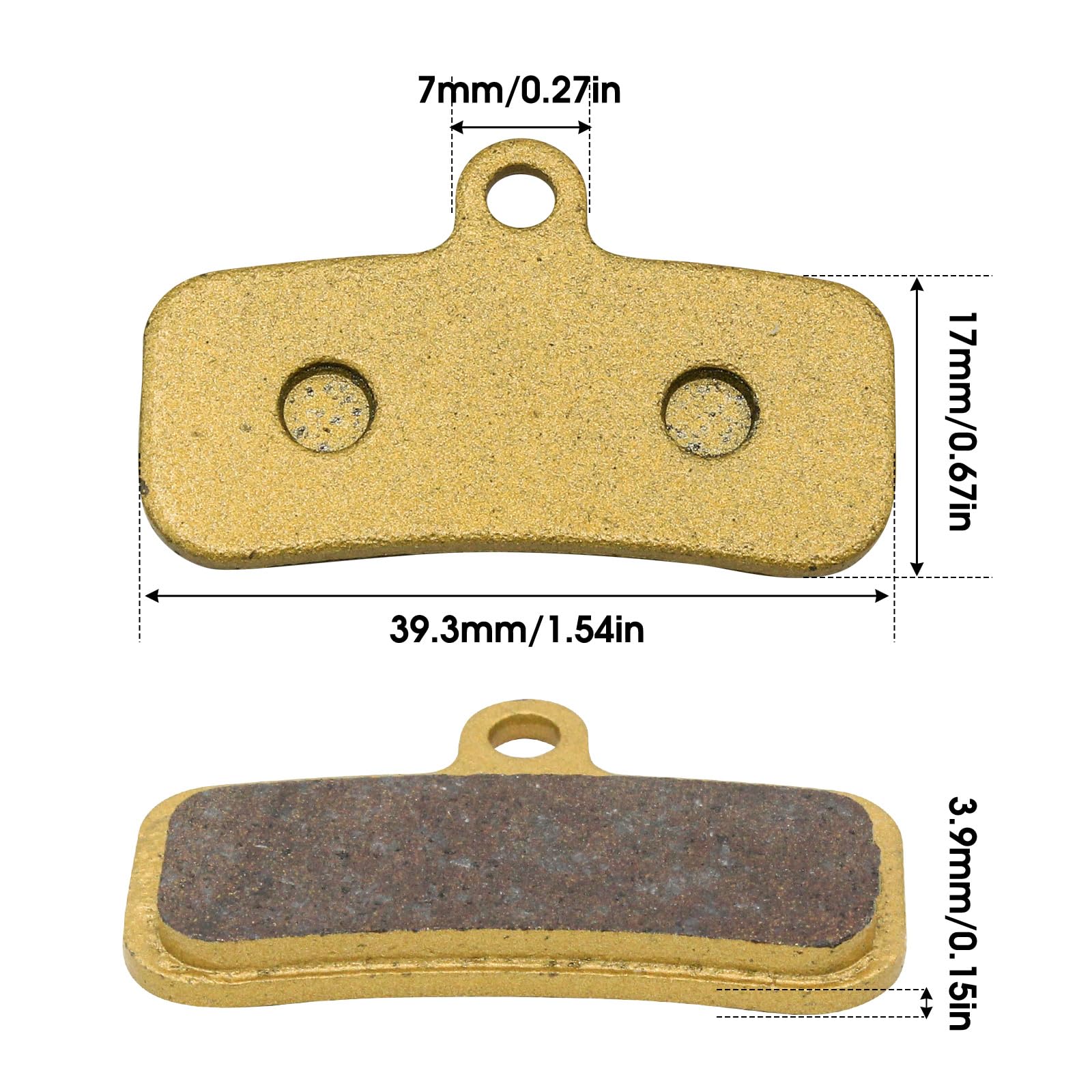 Front and Rear Disc Brake Pads for Surron Light Bee X/S, Segway X160 X260, Talaria Sting R MX3 MX4 Electric Dirt Bike Parts 3 Pa