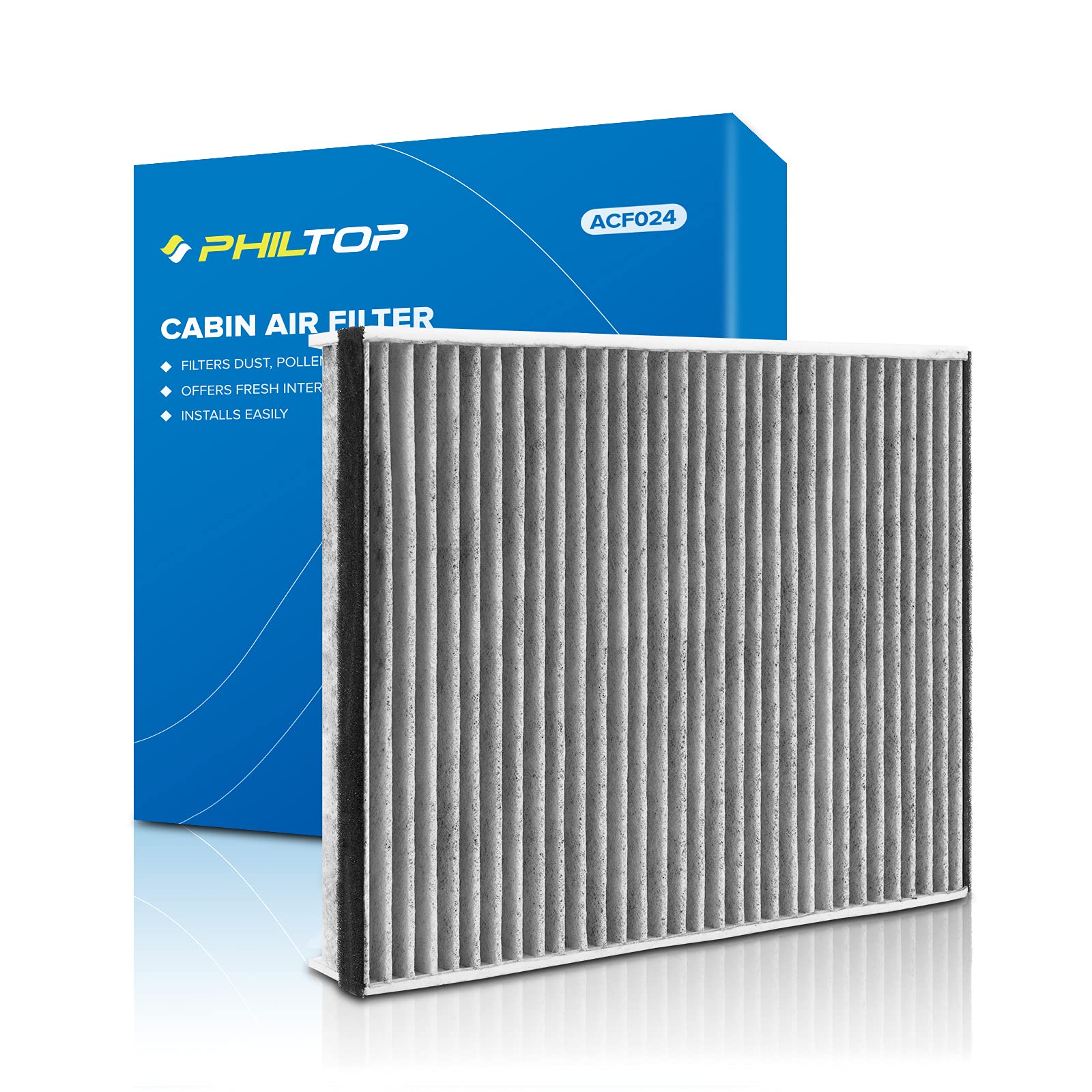 Philtop Acf024 (Cf11920) Premium Cabin Air Filter, Replacement For C-Max 2013-2018, Escape 2013-2019, Focus 2012-2018, Gt 2017-2