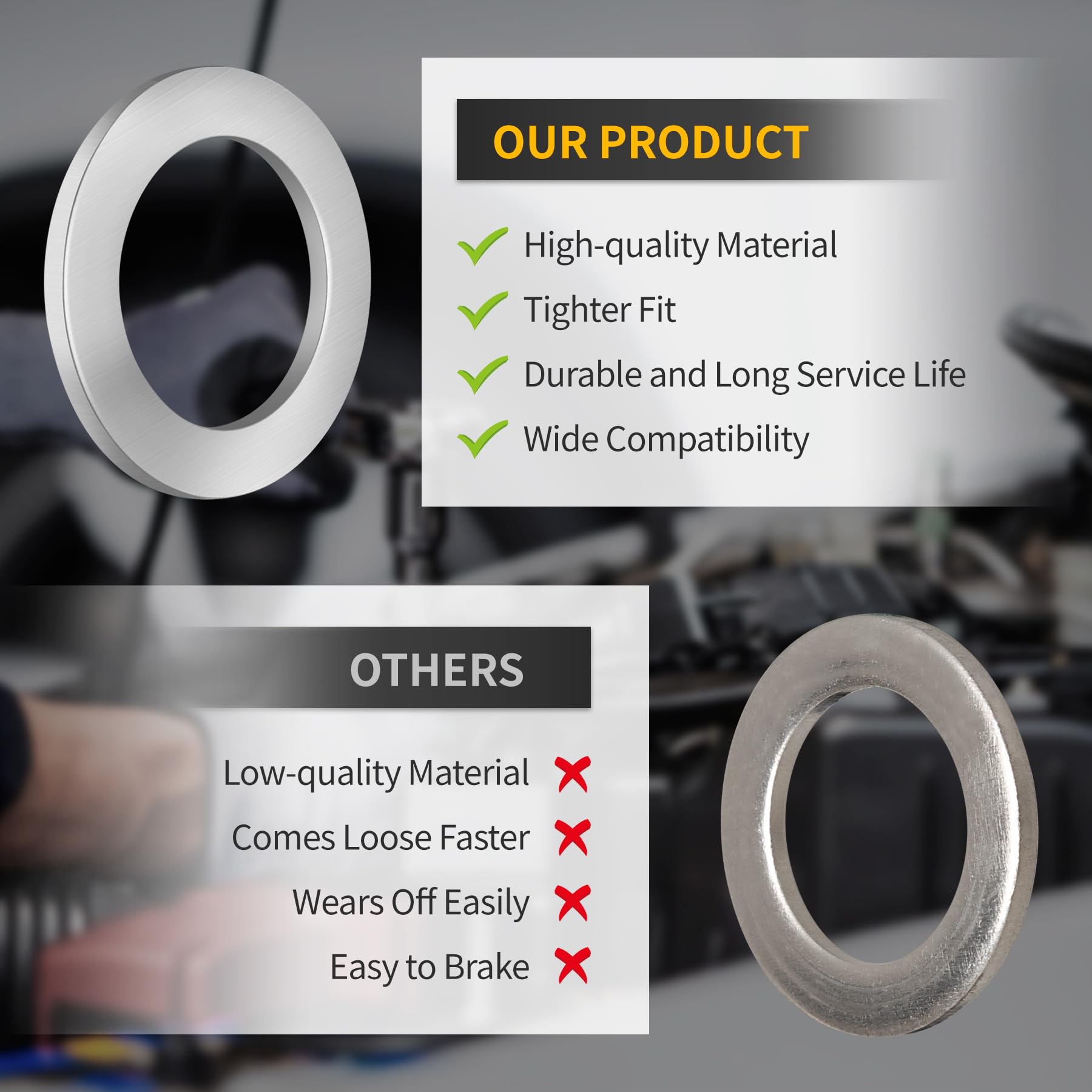 luxlead 20 PCS Oil Drain Plug Crush Washers Gaskets Seals Compatible with Hon-da Accord Civic CRV CR-V Acura Odyssey Pilot Fit R