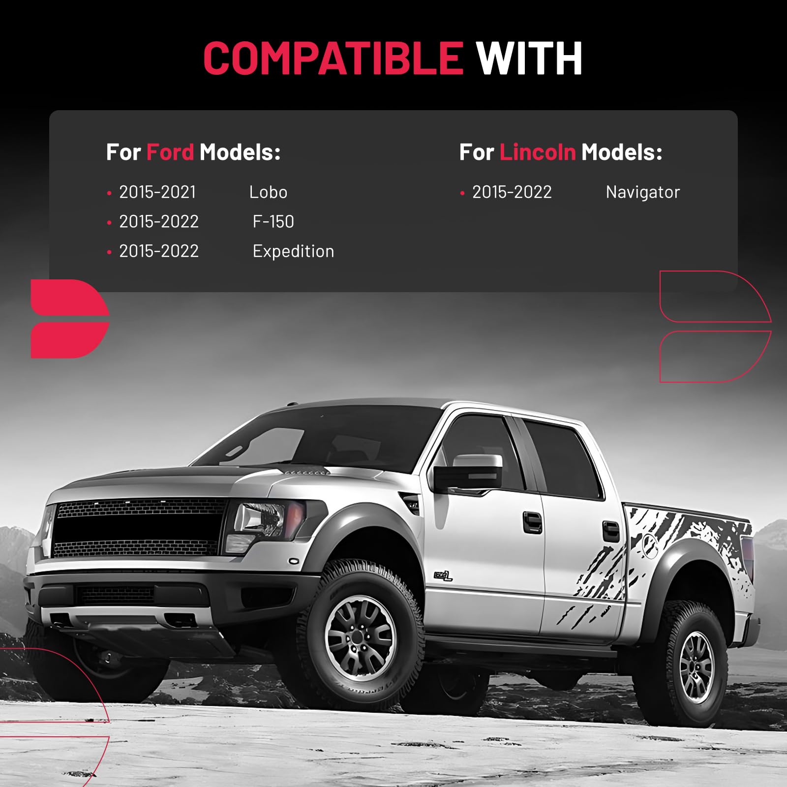 BDFHYK 6x135mm Wheel Spacers, 1.5 inch Hubcentric Wheel Spacer Compatible with F150 Expedition Lobo 2015-2022,Forged 6 Lug Wheel