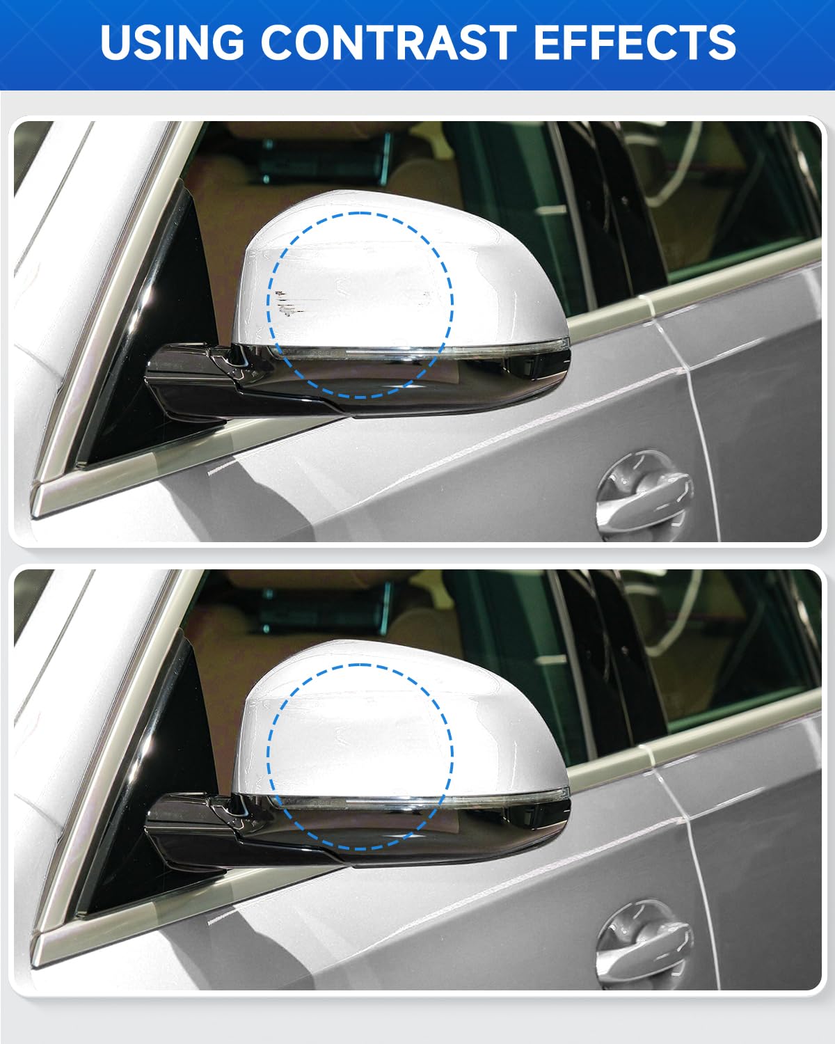 Teslaunch Touch Up Paint For Bmw, Mineral White (A96) Exact Match Touch Up Paint Car Scratch Repair (Mineral White Metallic Tric