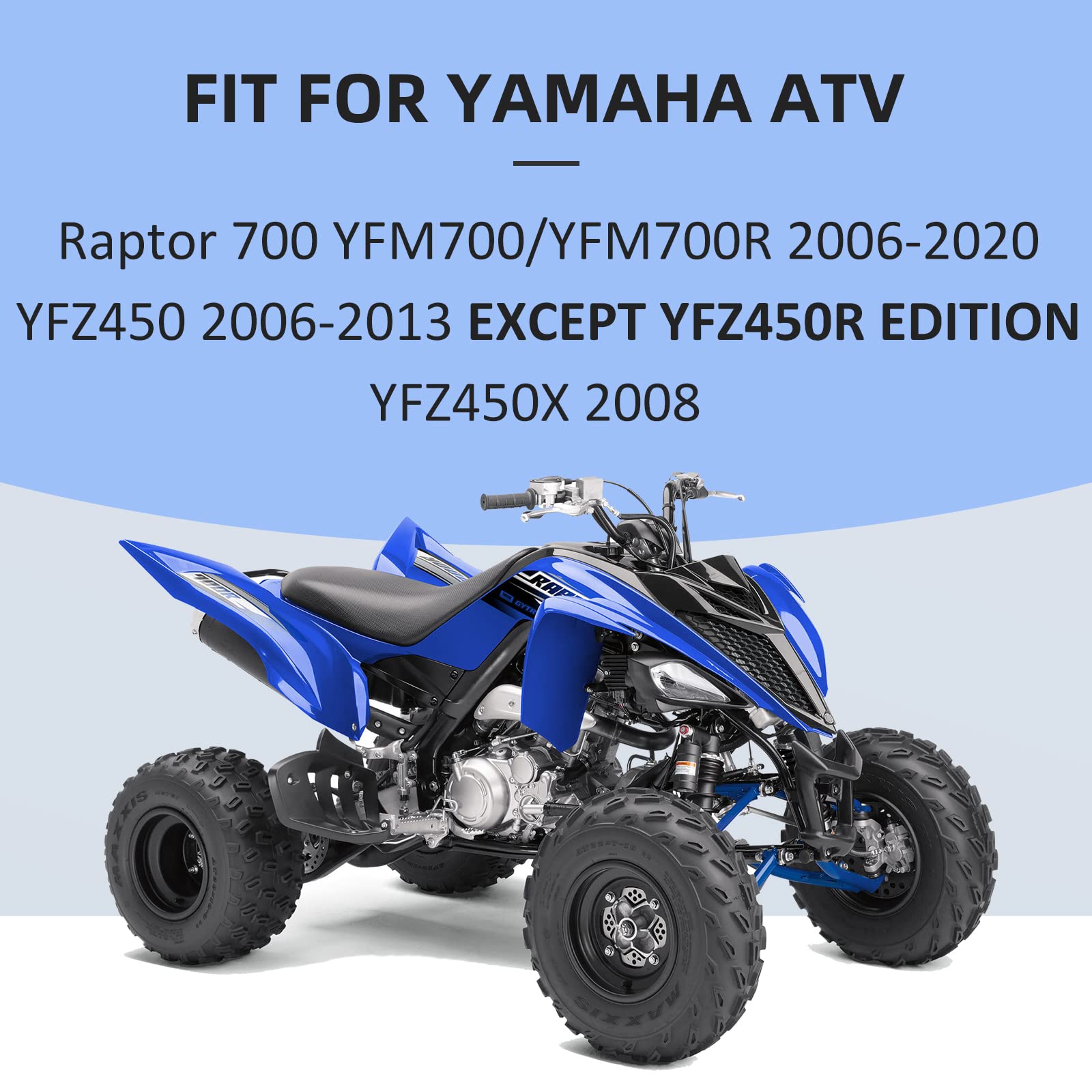 M Mati Rear Brake Disc Rotor For Yamaha Raptor 700 2006-2020 Yfz450 2006-2013 Yfz450X 2008 1S3-2582W-10-00 1Pe-F582W-00-00 1S3-2582W-00-00