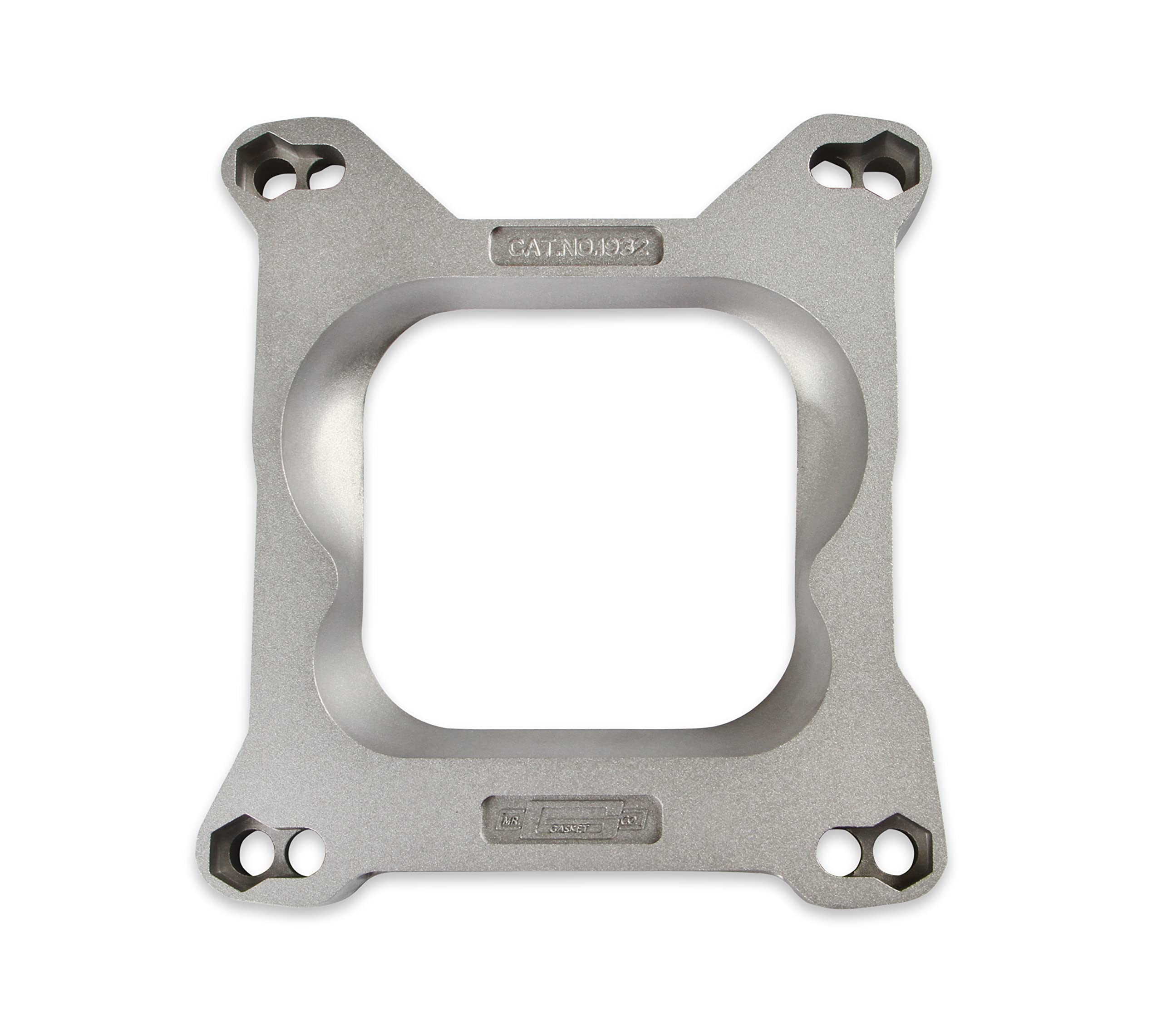 Mr. Gasket Carburetor Adapter Kit 4Bbl To 4Bbl, Silver