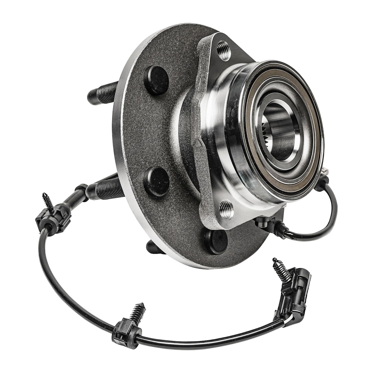 Detroit Axle - 4Wd Front Wheel Bearing Hub For Chevy Gmc Silverado Sierra Yukon Xl Avalanche Suburban 1500 Tahoe Cadillac Escala
