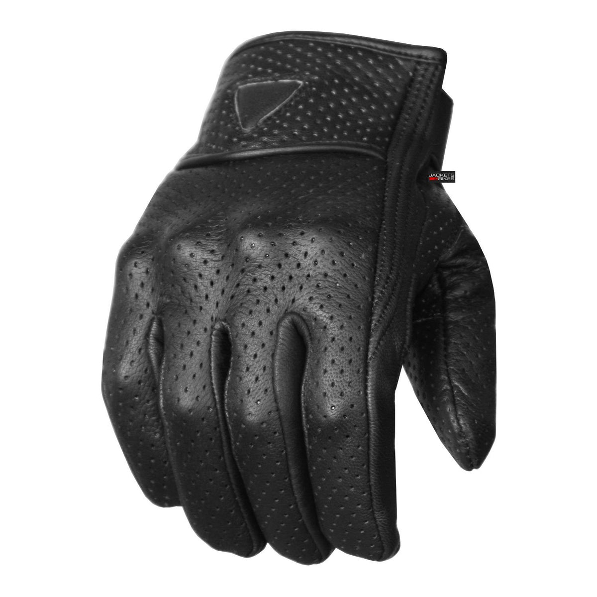 Jackets 4 Bikes Men'S Motorcycle Gloves Premium Leather Perforated Protective Armor Knuckle For Cruiser Street Powersports Moto Racing Riding Driving Atv Dirt Bike Gel Padded Biker Glove Black S