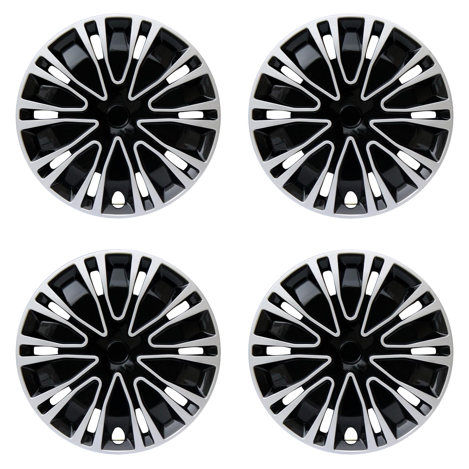 Hubcap Wheel Cover Replacement R16 Hub Caps Universal Wheel Rim Cover Abs Material Exterior Accessories For Car Truck Suv -Set O
