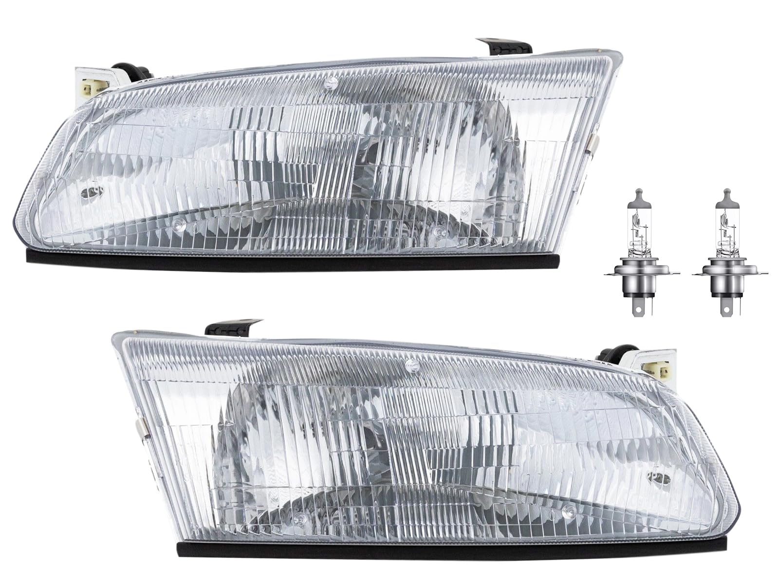 Auto Parts Avenue APA Replacement Headlight for 1997 1998 1999 97 98 99 Camry Driver Left and Passenger Right Side PAIR 81110AA0