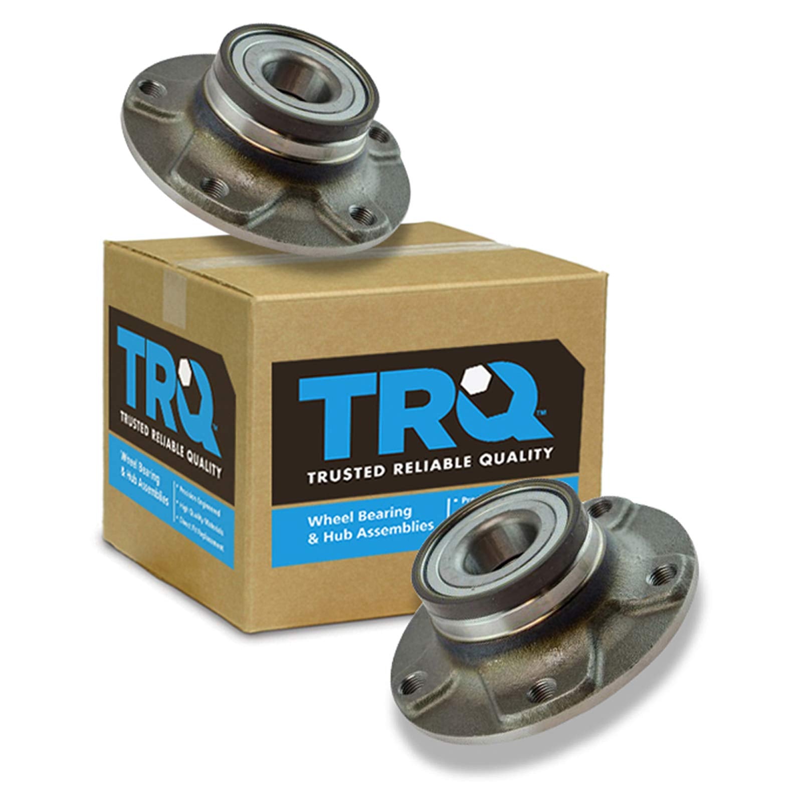 Trq Rear Wheel Hub Bearings Assembly Set Compatible With 2013-2016 Dodge Dart