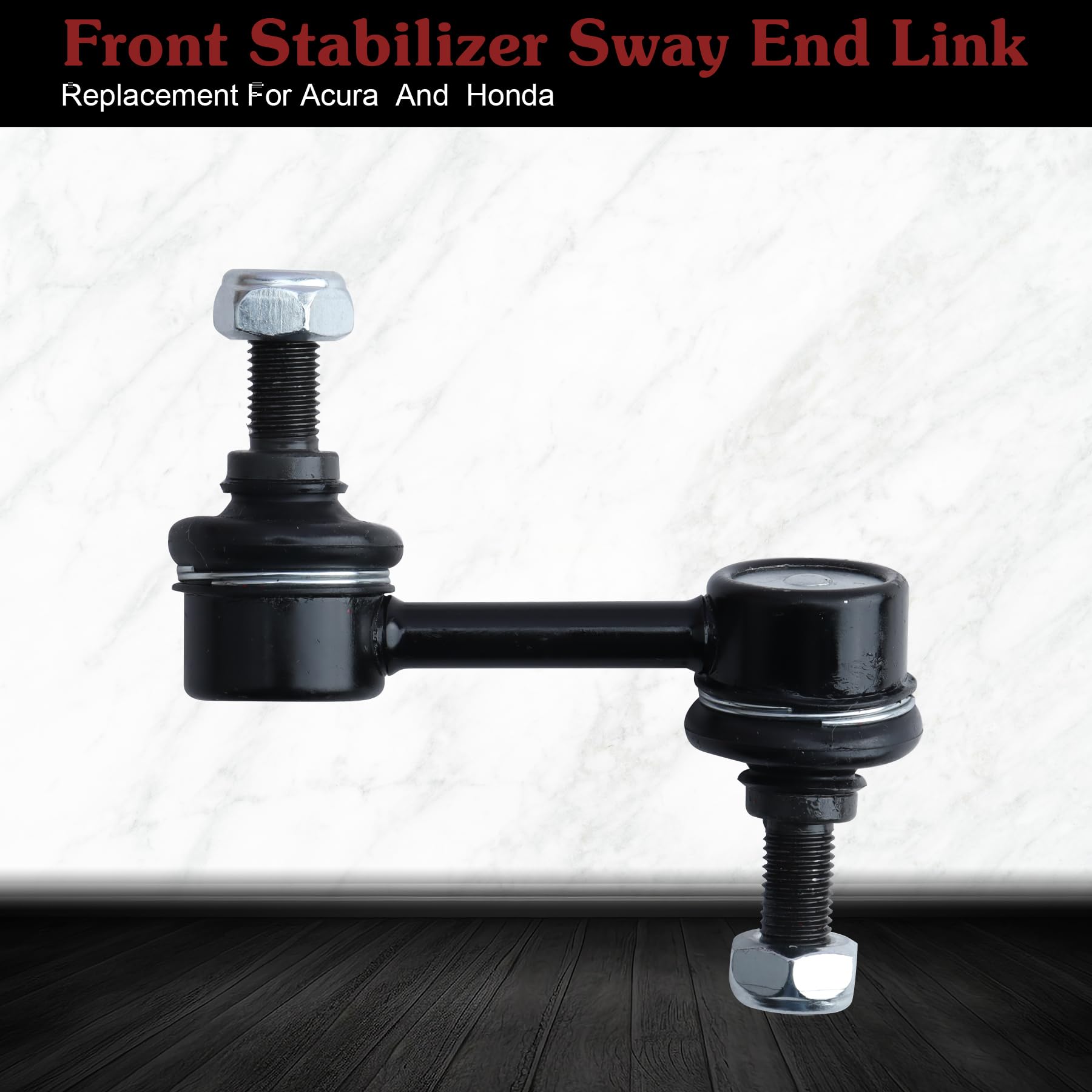 Stiueoav K90456 K90457 Sway Bar Link - Front Stabilizer End Link Compatible With 2004-2014 Acura Tsx?2003-2012 Honda Accord?2010