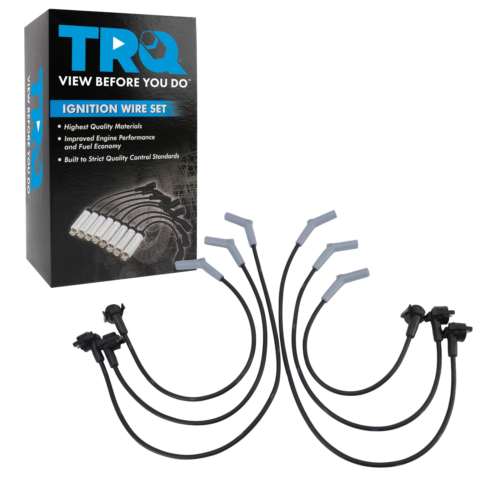 Trq Spark Plug Wire Set Compatible With 1998-2000 Ford Ranger Mazda B3000