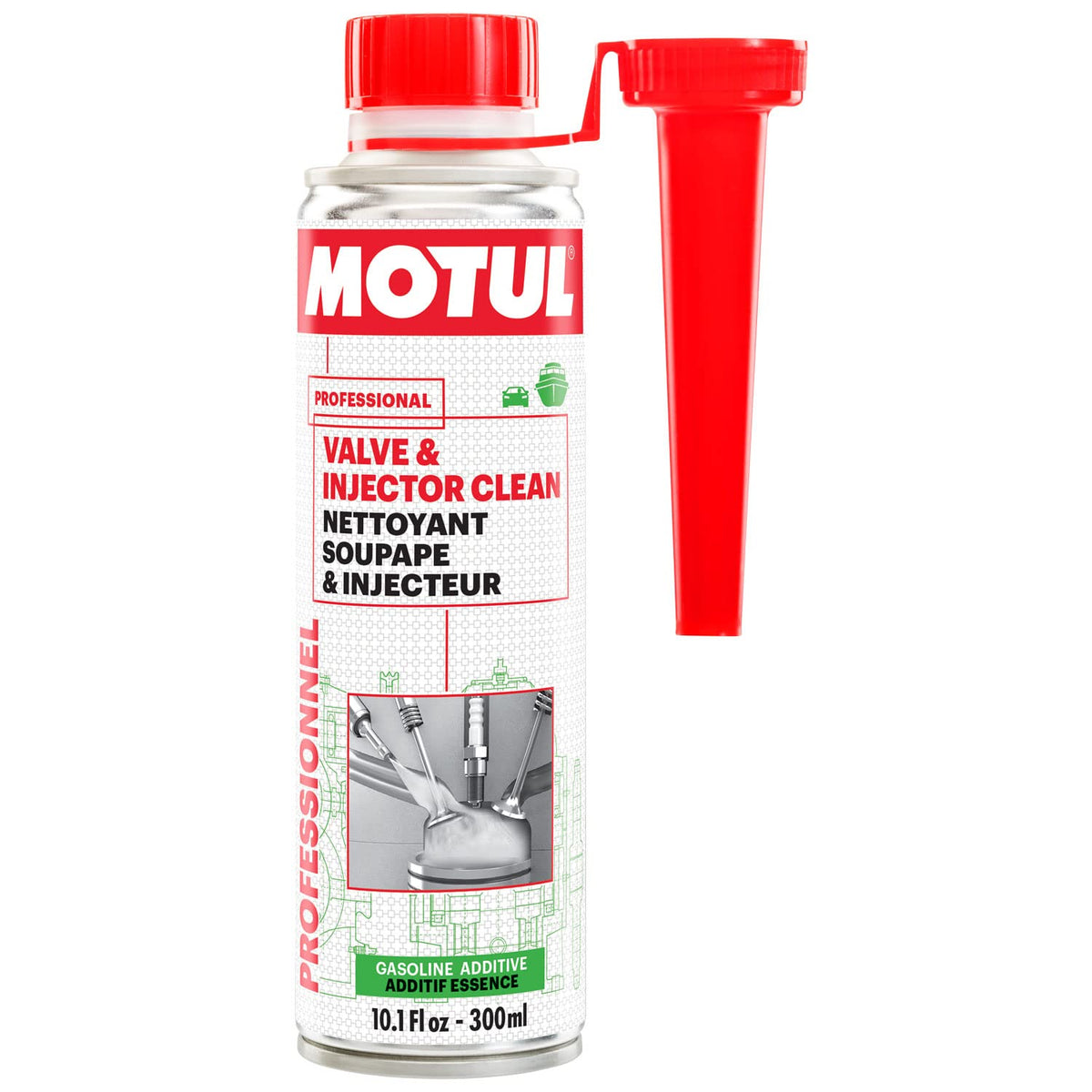 Motul 109614 Valve & Injector Clean 12X0.300L US CAN