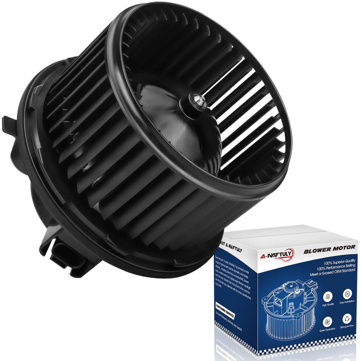 Front Blower Motor Replacement for 2007 2008 2009 2010 2011 2012 2013 2014 Chevy Tahoe Silverado 1500 2500 Avalanche Suburban GM