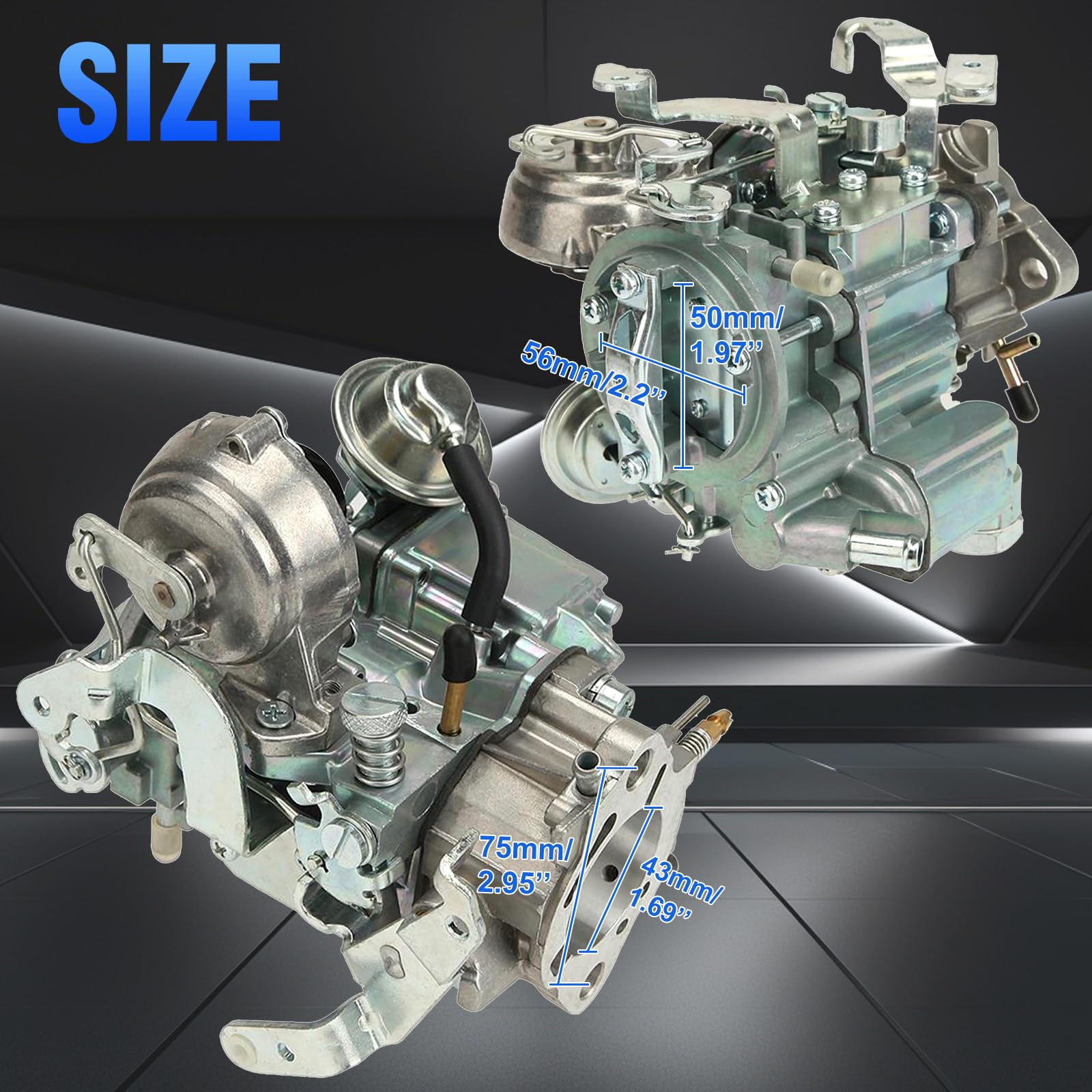 P Partol Holley Carburetor For Ford 1957 1960 1962 144 170 200 223 Inline 6-Cyl 4-Cyl Engine 1 Barrel Replace 1904 Holley Carb -