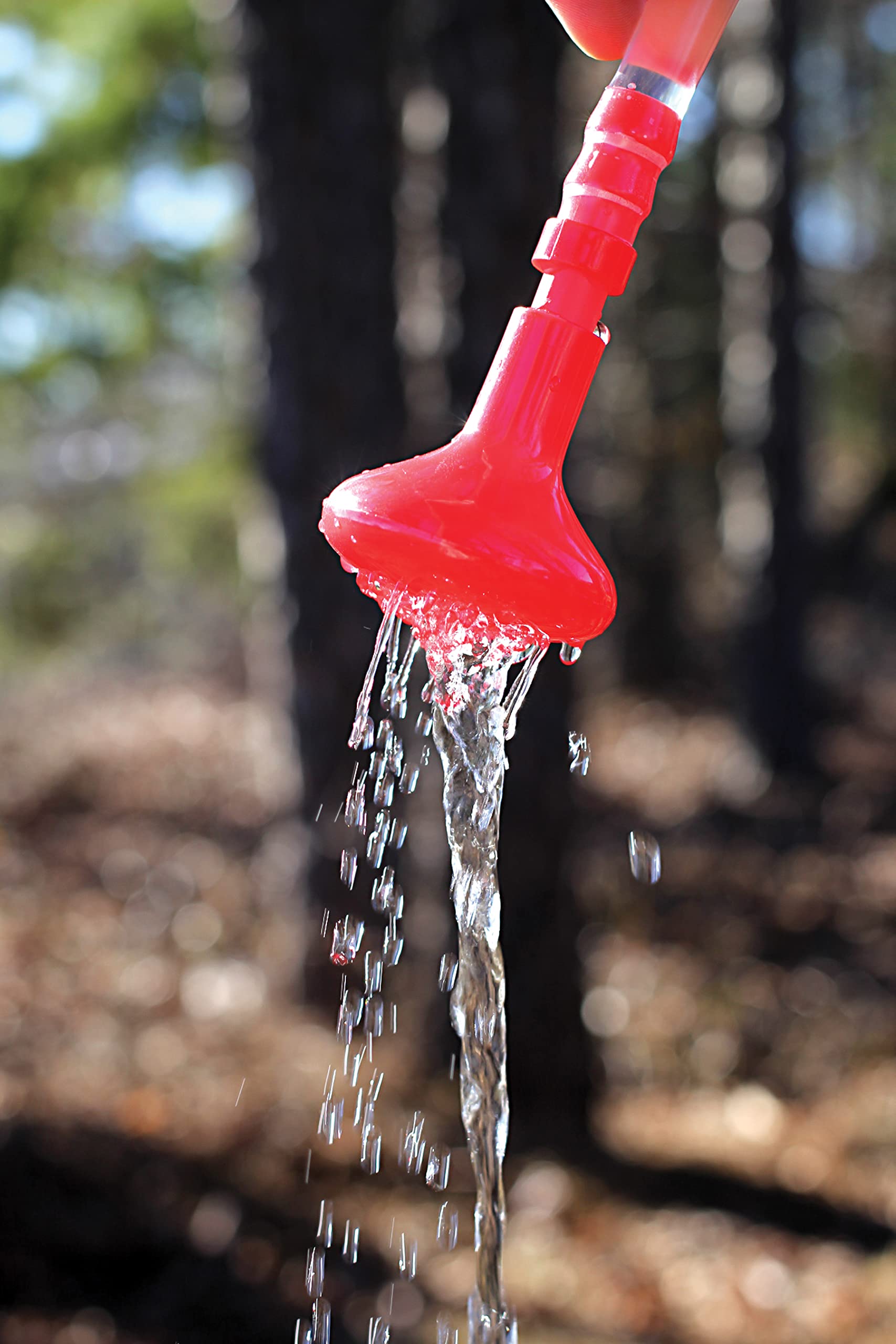 Camco Outdoor Natural Solar Shower With On-Off Valve For Campsites - Holds 5 Gallons Of Water, Sufficient For 3-4 Showers, Excel