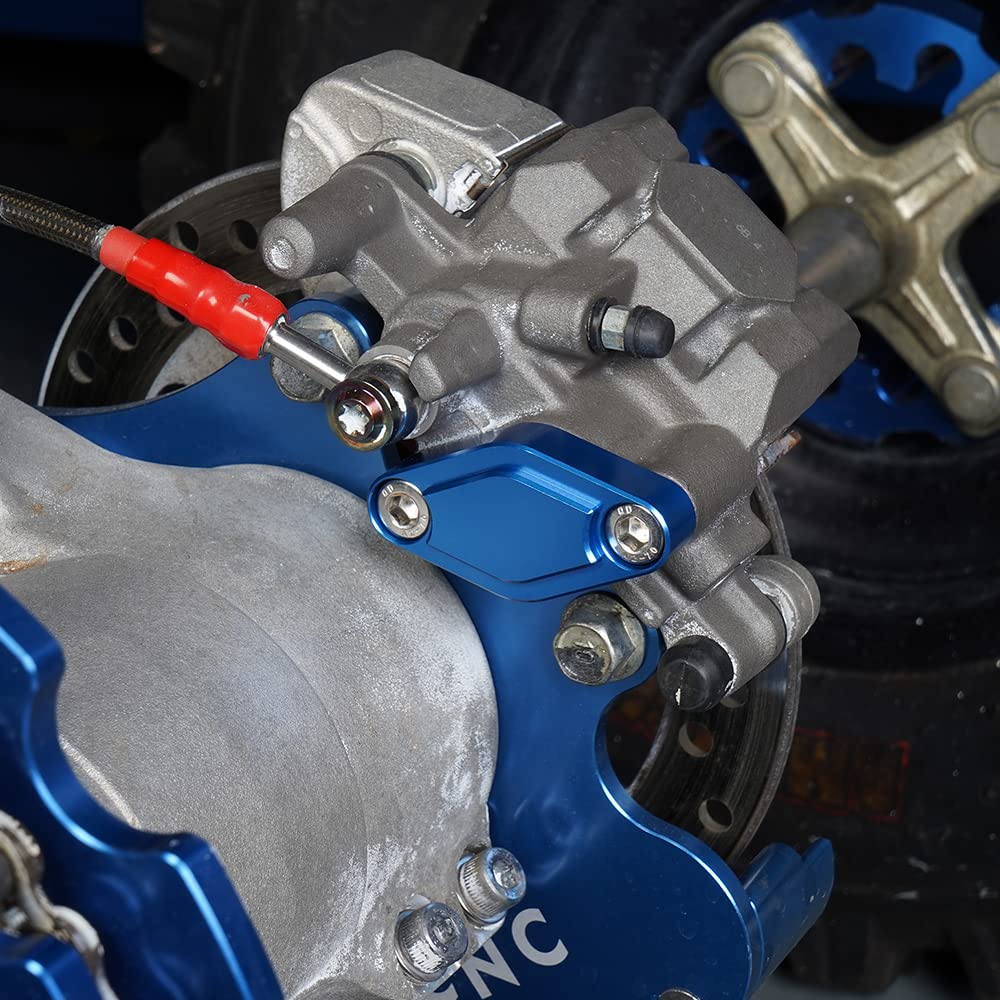 NICECNC ATV Parking Brake Blocking Plate Compatible with Yamaha Raptor 700R 700 660 125 250 350 YFZ 450 YFZ450R Warrior 350, Com