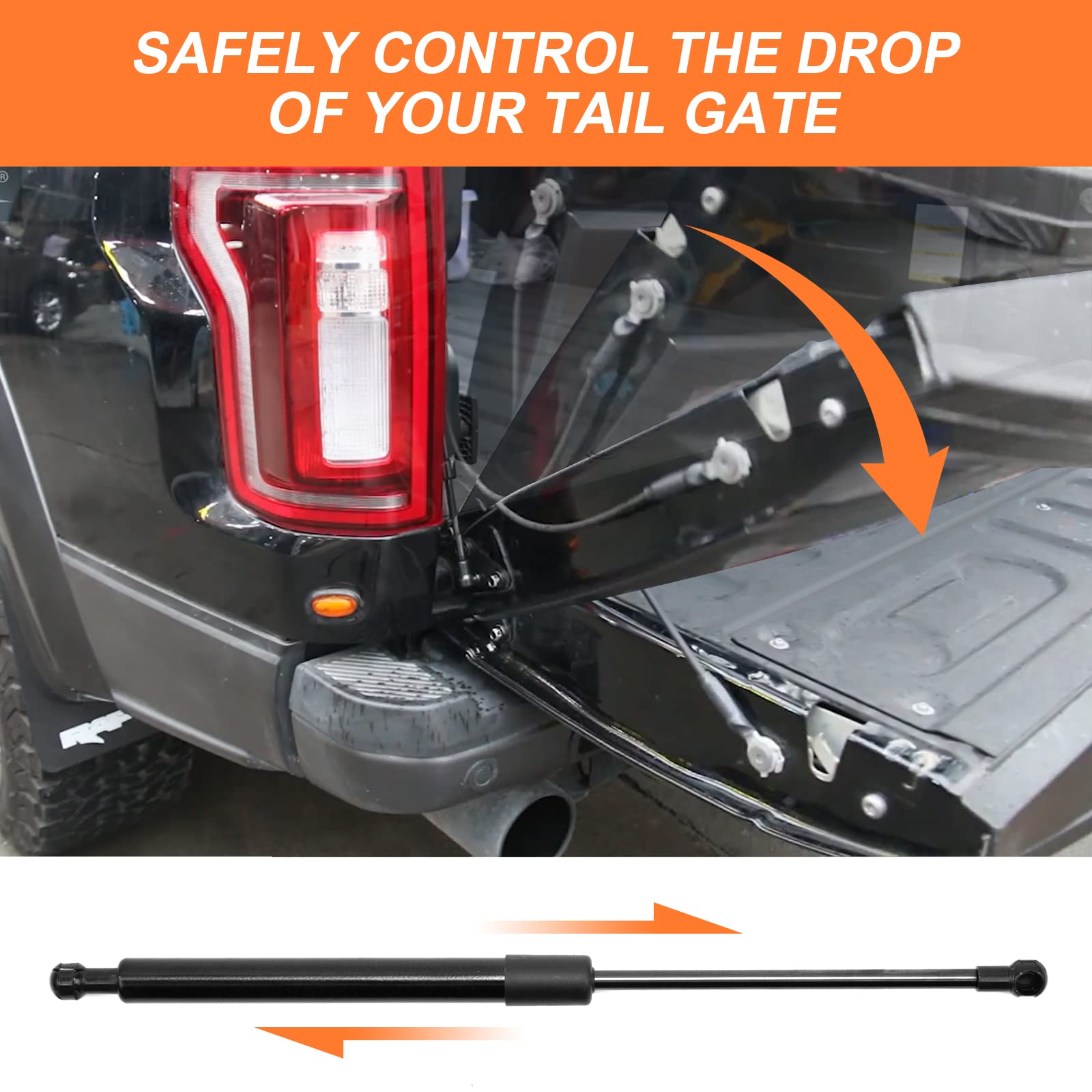 Tailgate Assist Shock For Ford F150 2015-2023, Truck Tailgate Shock Accessories Compatible With 2015 2016 2017 2018 2019 2020 20