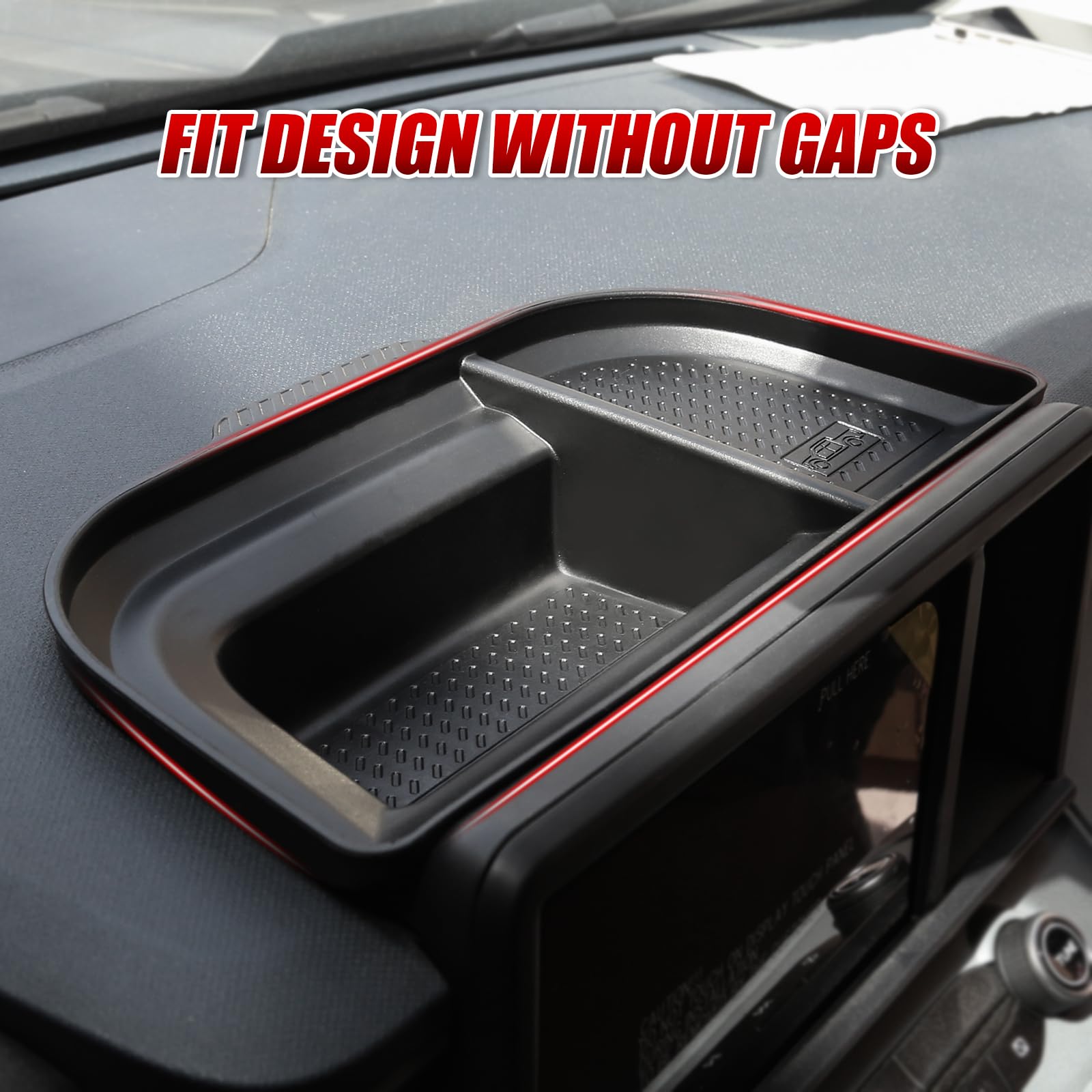 Mabett Dashboard Storage Organizer For Ford Maverick Accessories 2022 2023 2024, Non-Slip Dash Panel Insert Tray Fit Maverick Be