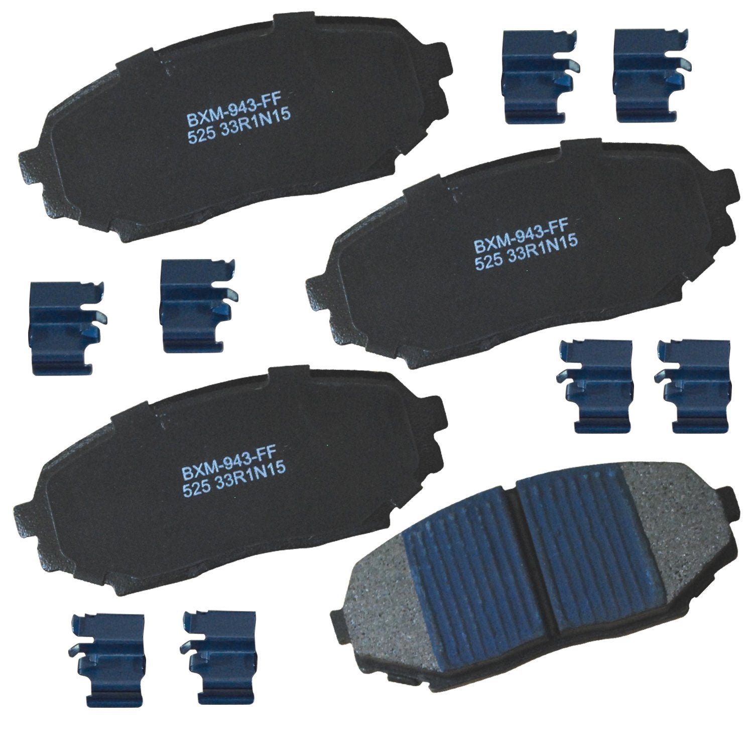 Bendix Premium Sbm525 Semi-Metallic Front Brake Pads For Asuna Sunfire 1993, Geo Storm 1993-1990, Isuzu Impulse 1992-1990, Stylu
