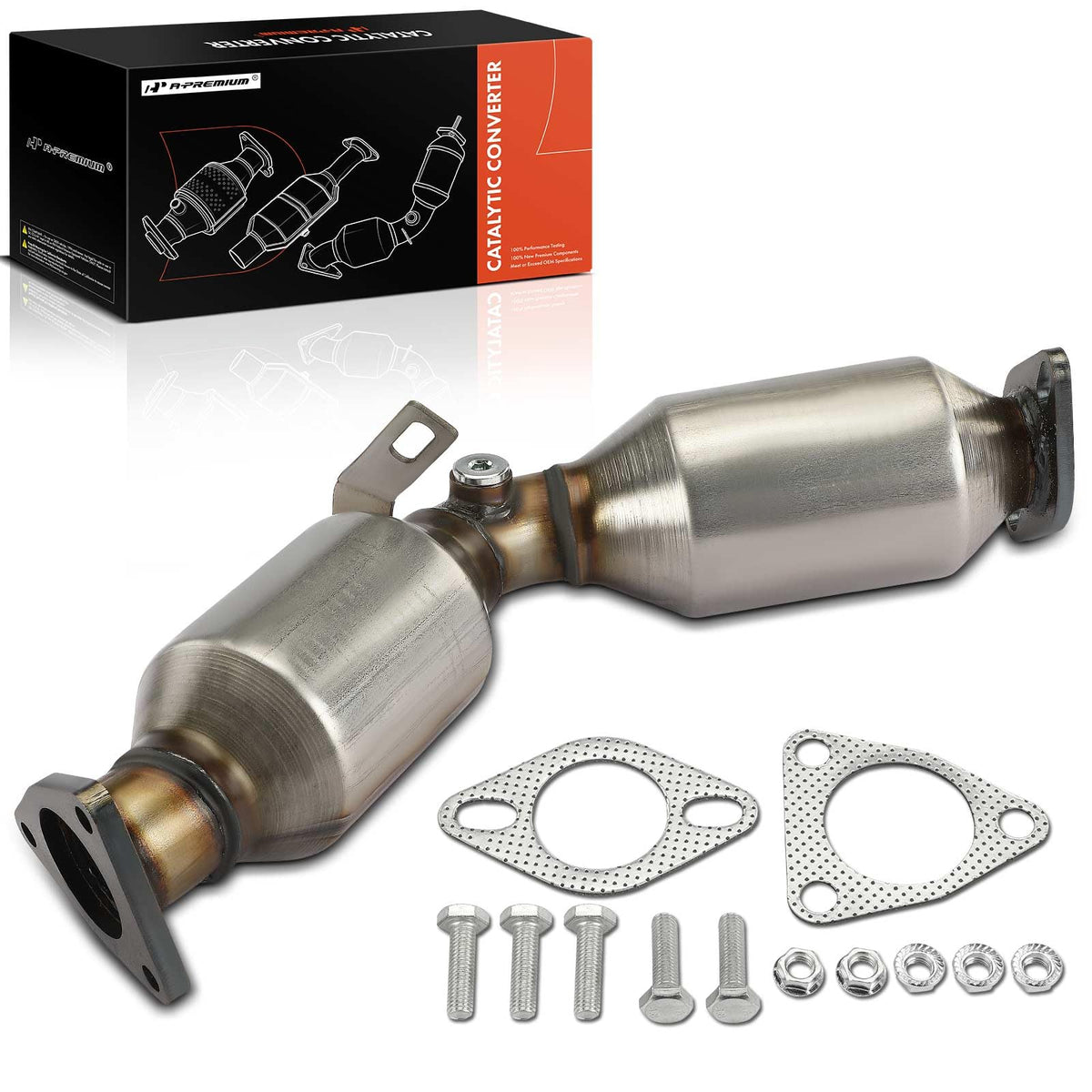 A-Premium Left Catalytic Converter with Gasket Direct-Fit Compatible with Infiniti G35 2003-2007, M35 2006-2008, FX35 2003-2008 
