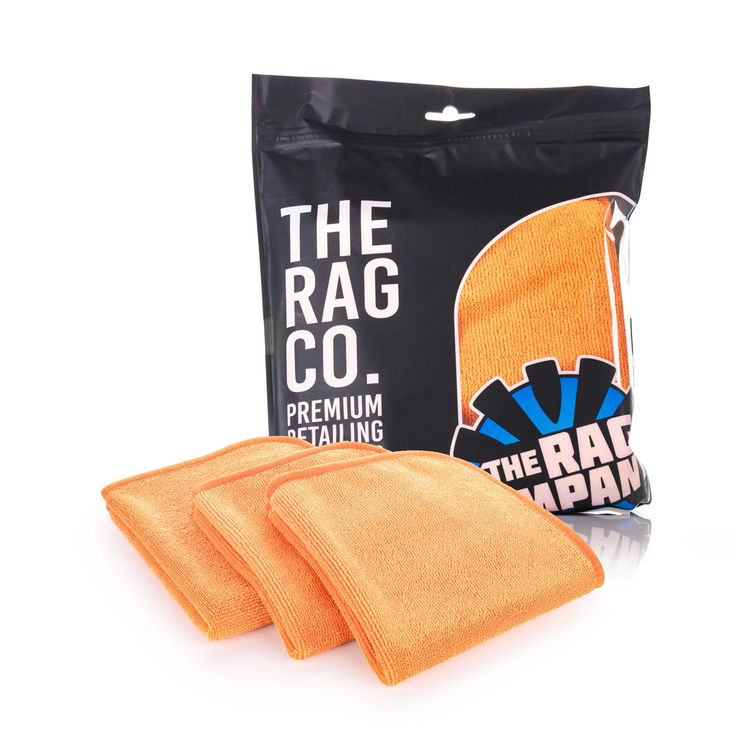The Rag Company - Premium Ftw Microfiber Cleaning Towels For Glass, Windows, Mirrors, Polished Surfaces - Streak-Free, Scratchle