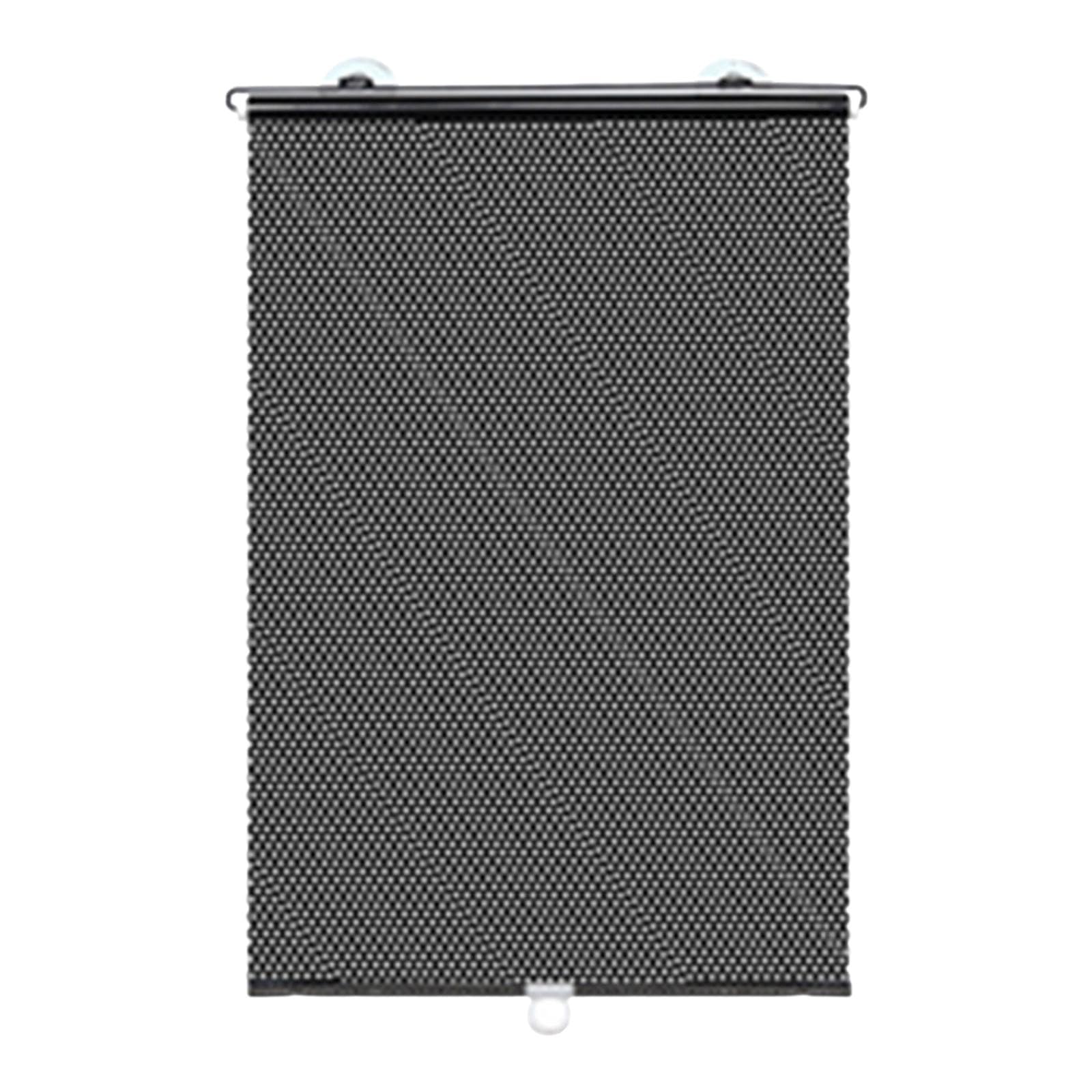 UJEAVETTE Car Retractable Window Sunshade Windshield Sun Shade Protector Visor Curtain 50cmx125cm