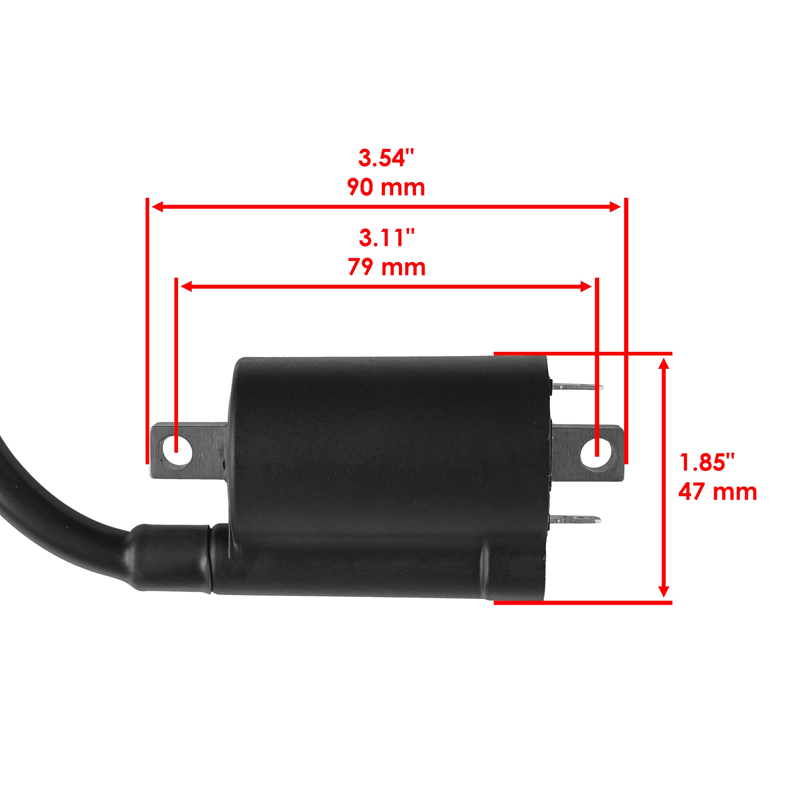 Caltric Ignition Coil Compatible With Honda Cr125 Cr125R Cr 125R 1989 1990 1991 1992 1993-1997