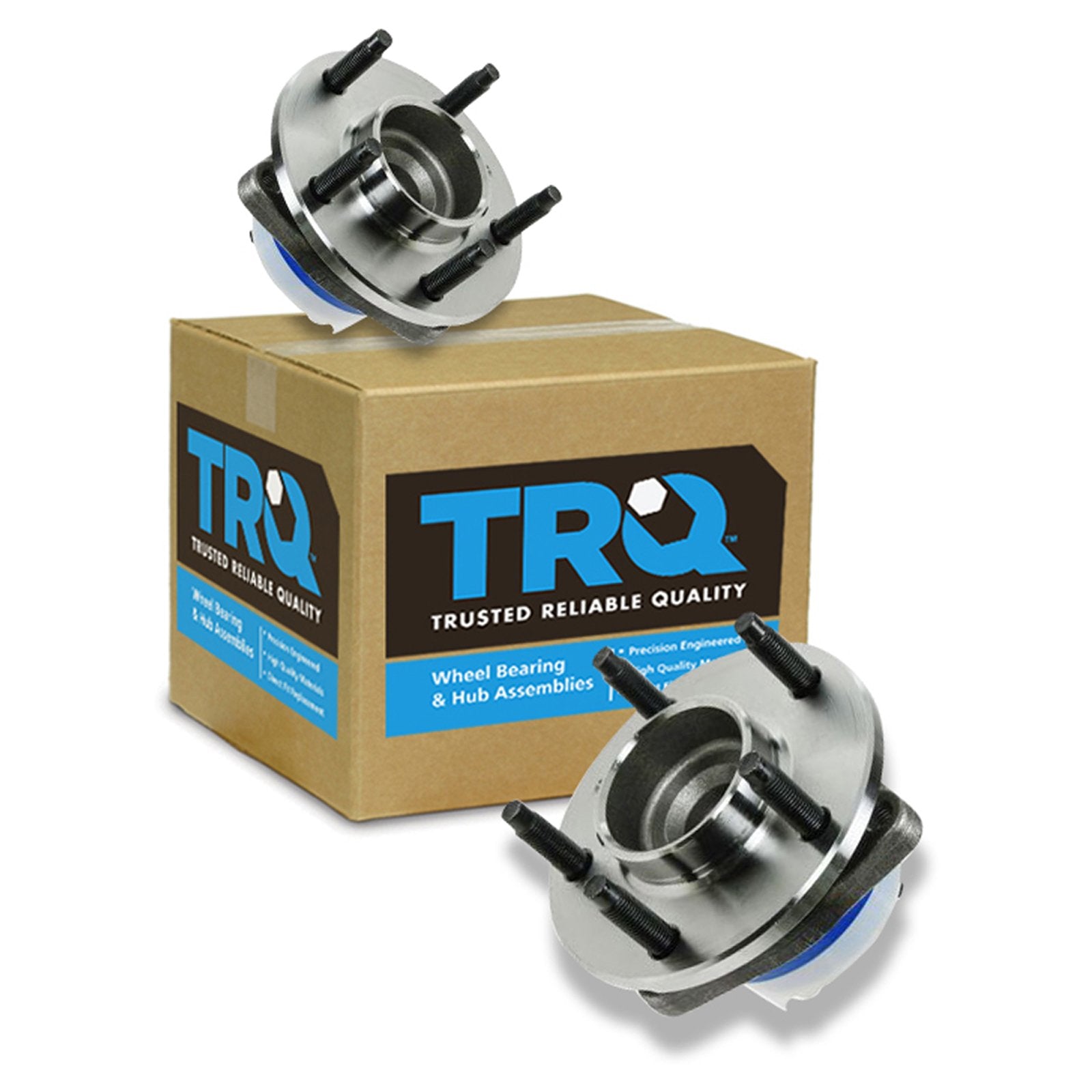 Trq Front Rear Wheel Hub Bearings Assembly Set Compatible With 2005 Buick Terraza 2003-2007 Cadillac Cts 2005-2011 Sts Chevrolet