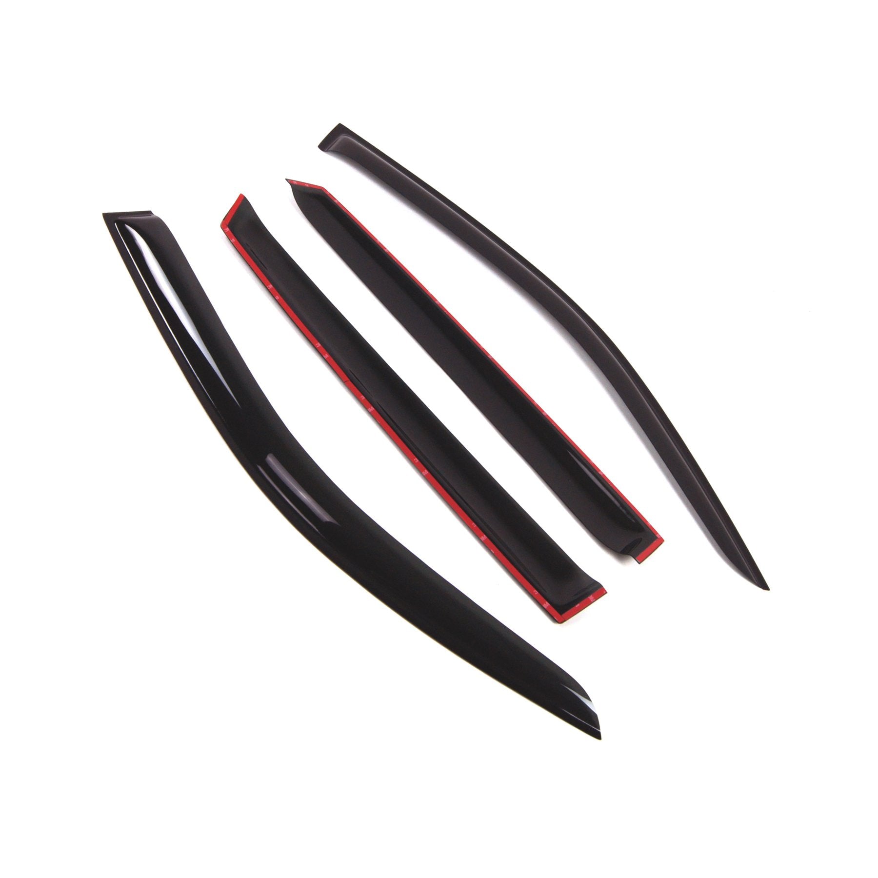 Tuningpros Outside Mount Window Vent Visors Rain Guards Compatible With Hyundai Tucson 2005-2009 | Side Window Wind Deflectors R