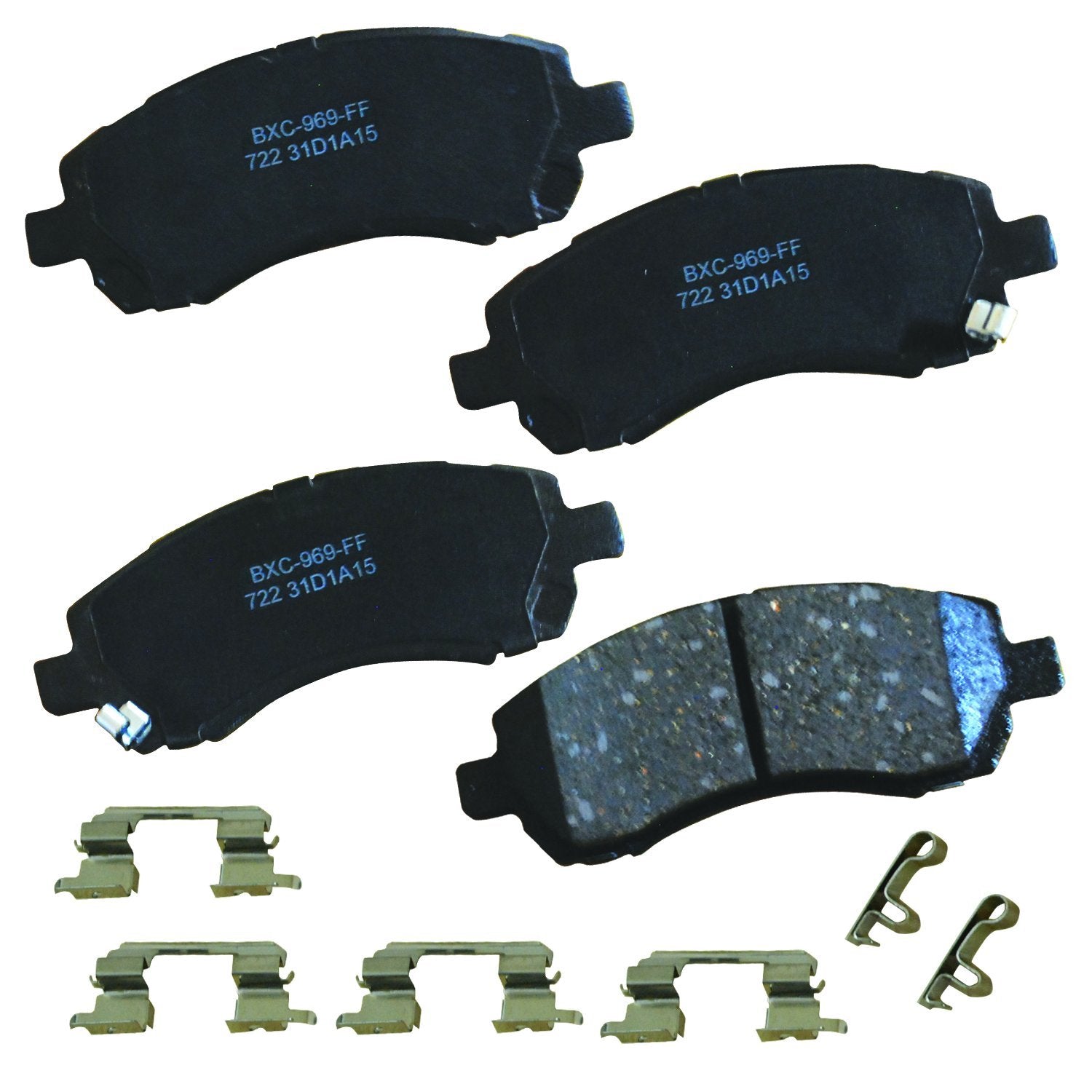 Bendix Premium Sbc722 Ceramic Front Brake Pads For Subaru Impreza 2001-1997, Legacy 2000-1997