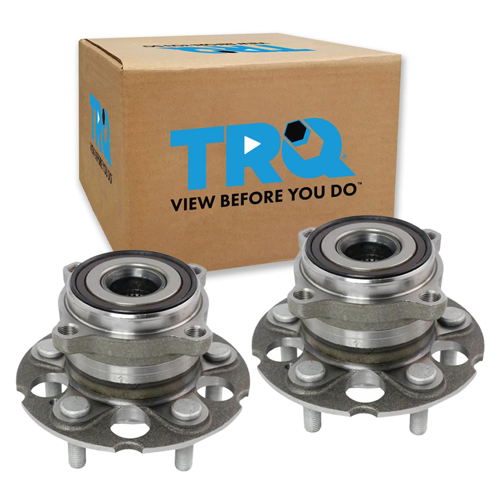 Trq Rear Wheel Hub Bearings Assembly Set Compatible With 2010-2011 Honda Accord Crosstour 2012-2015 Crosstour