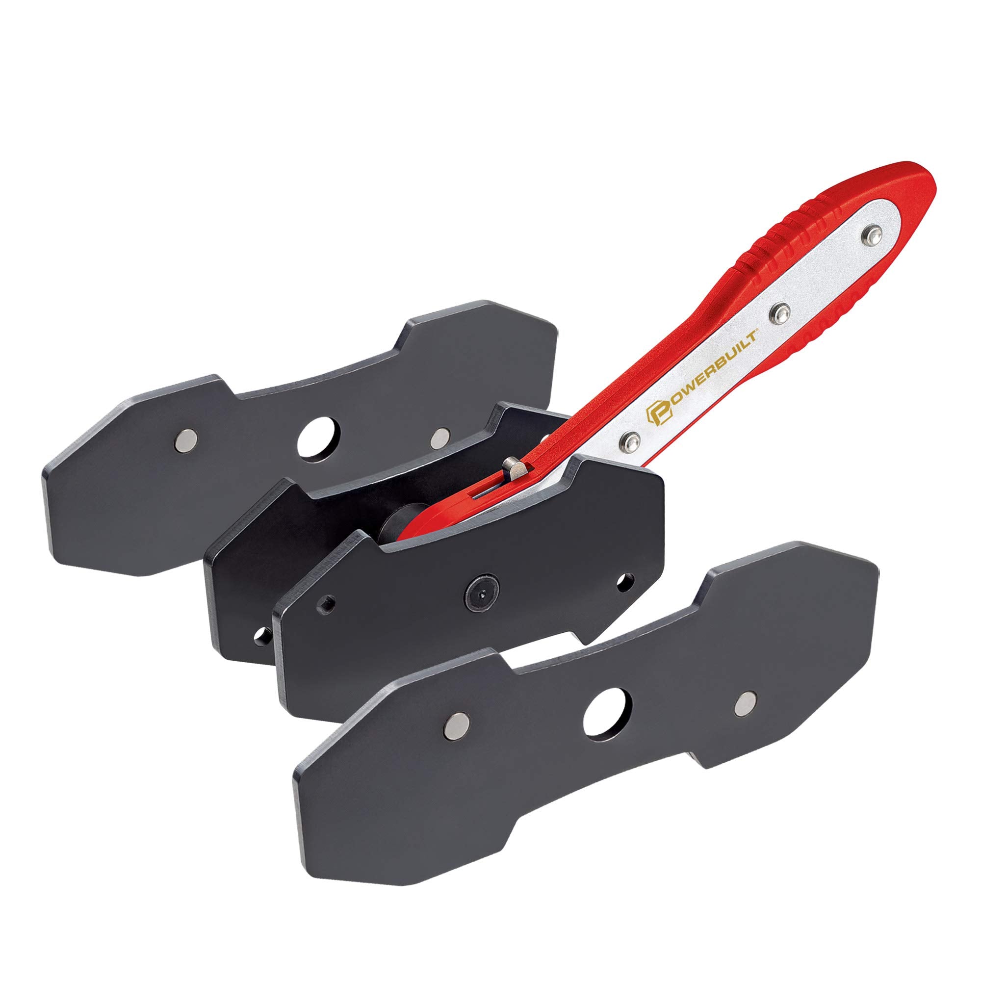 Powerbuilt 647796 Ratcheting Caliper Piston Tool Set, 1 Pack