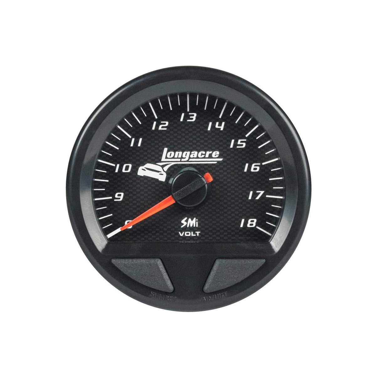 Longacre 52-46746 Smi Elite Waterproof Volt Gauge, 8-18