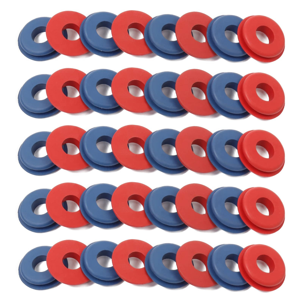 Boeray 40Pcs Glad Hand Seals For Semi Trucks Or Tractors, Semi Trailer Air Hose Glad Hand Gasket Rubber Part Number 10028, Seali