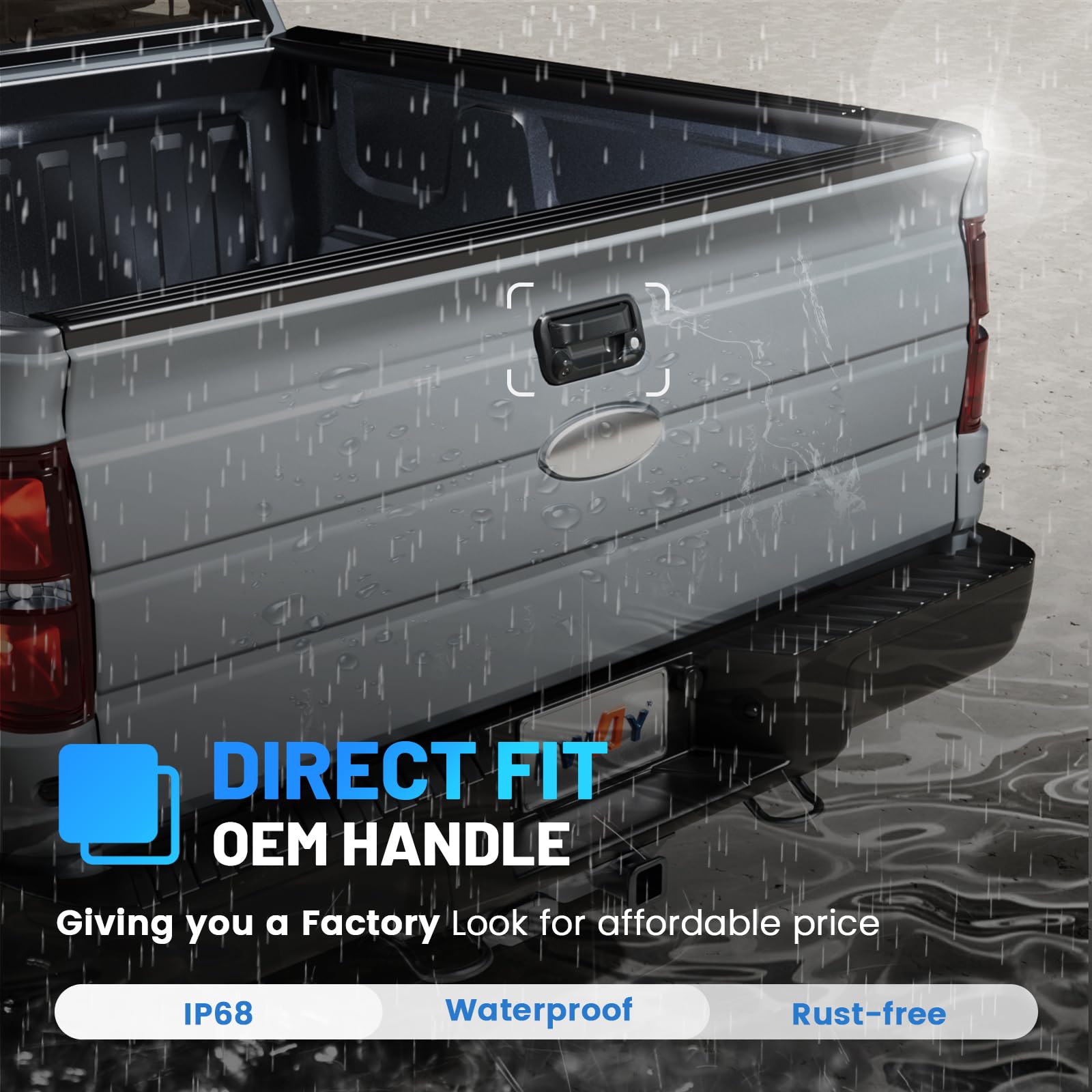 Eway Tailgate Handle Backup Camera For 1999-2007 Chevy Silverado Gmc Sierra 1500 2500 3500 Hd Classic Tailgate Reversing Rear Vi