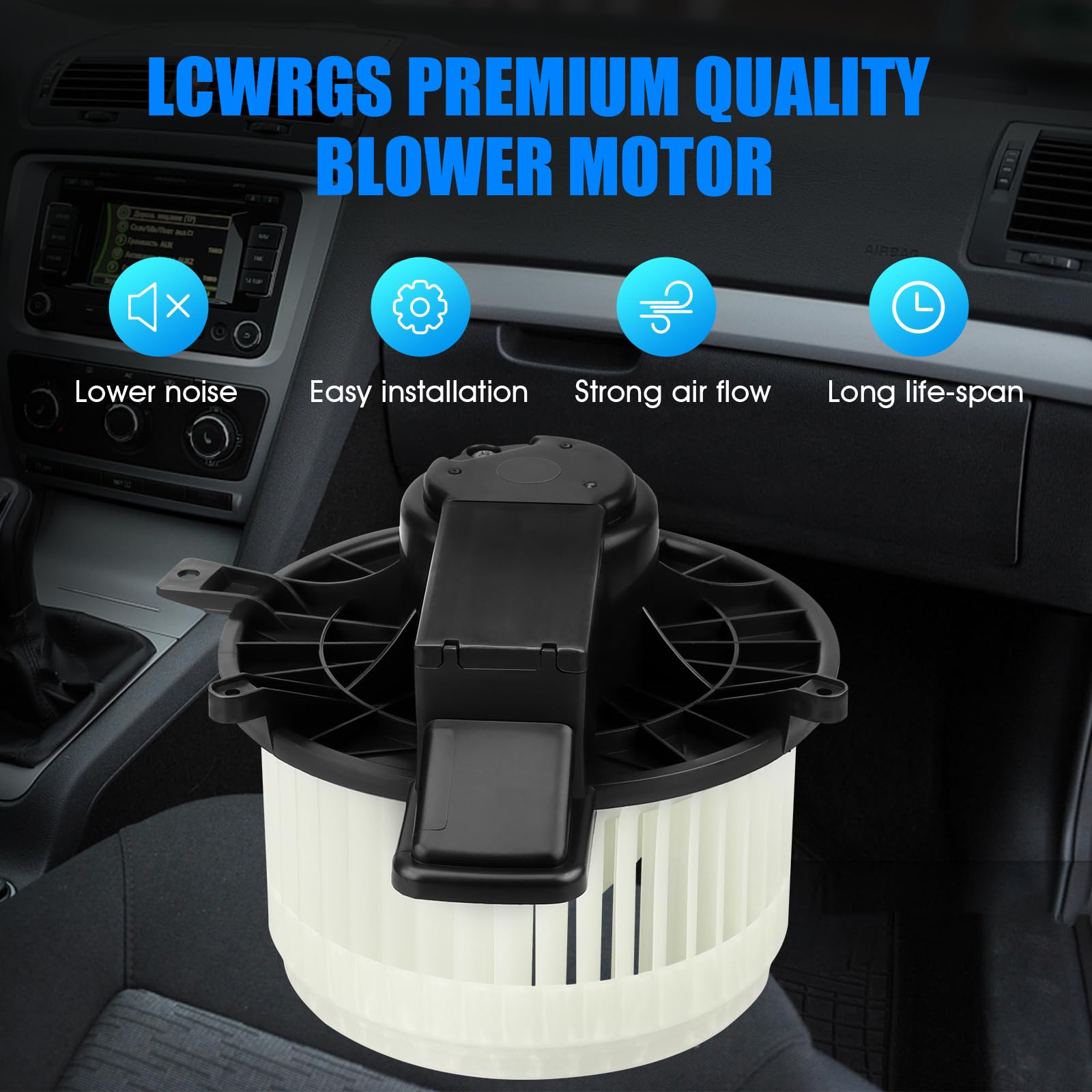 Ac Blower Motor With Fan Fits For Jeep Grand Cherokee Dodge Grand Caravan Durango Chrysler Town Country 2008 2009 2010 2011 2012