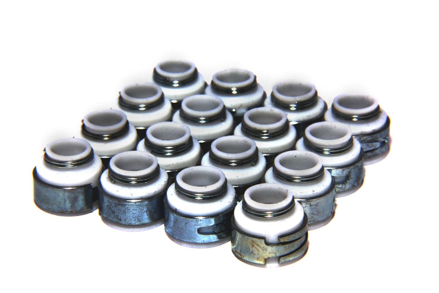 Comp Cams 505-16 Set Of 16 Ptfe Valve Seals For .530'' Guide Size, 3/8'' Valve Stem