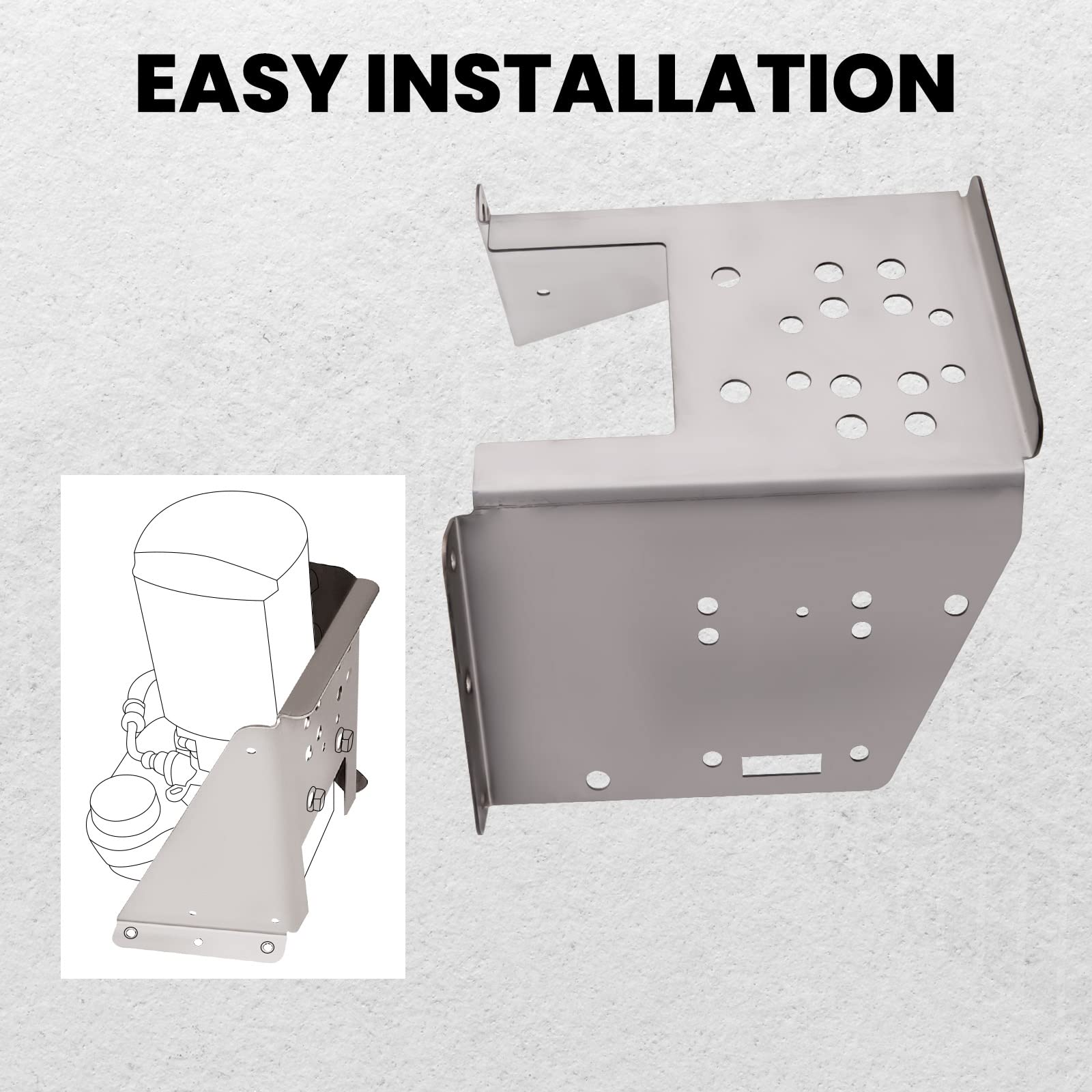 Trim Pump Bracket For Mercruiser Stainless Steel Bracket 42419A1 862548A1 Ph200-T066 18-6750