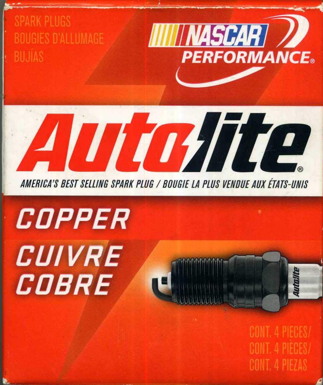 Autolite 25 Spark Plug Copper Core (4 Pack)